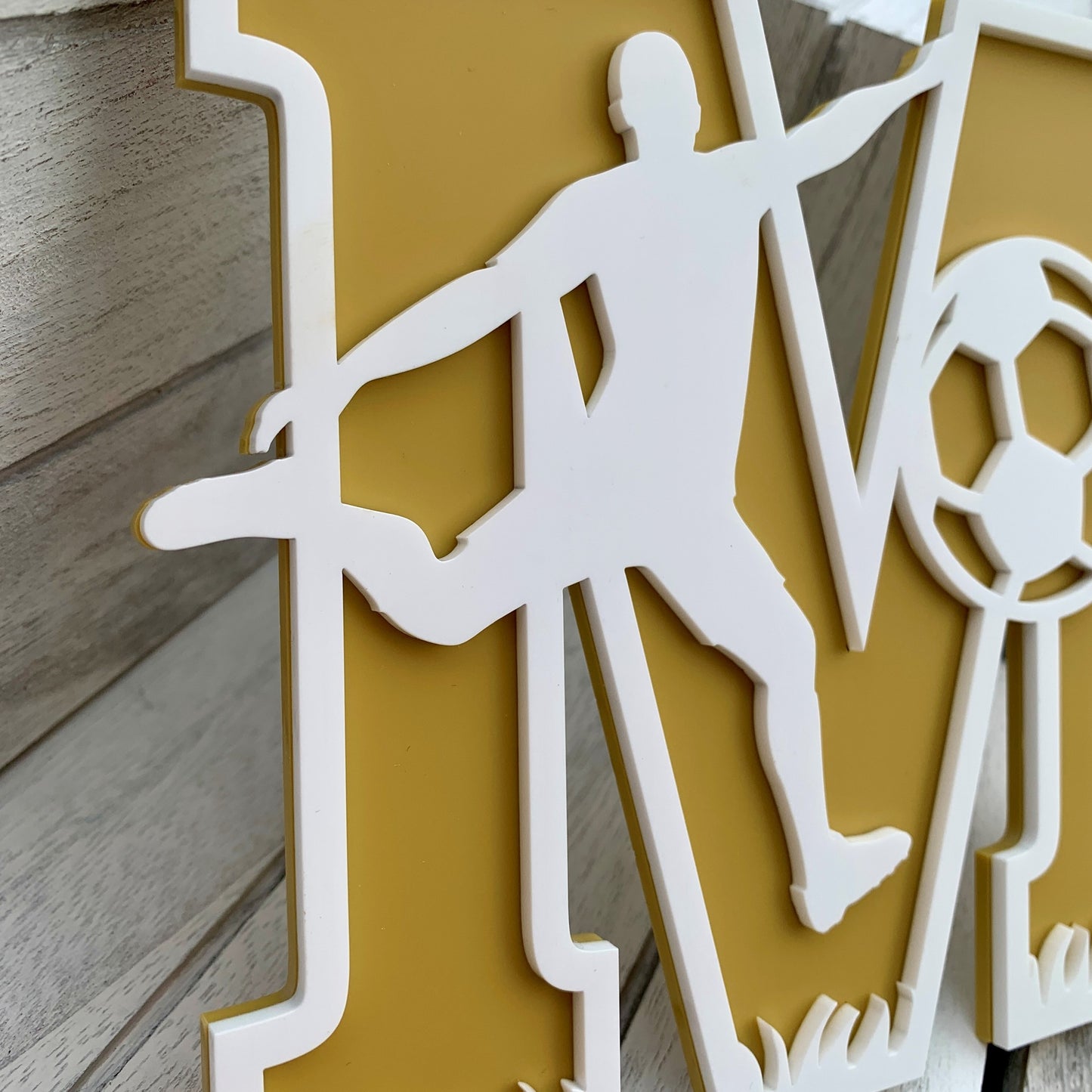 Football Themed Wall Letters