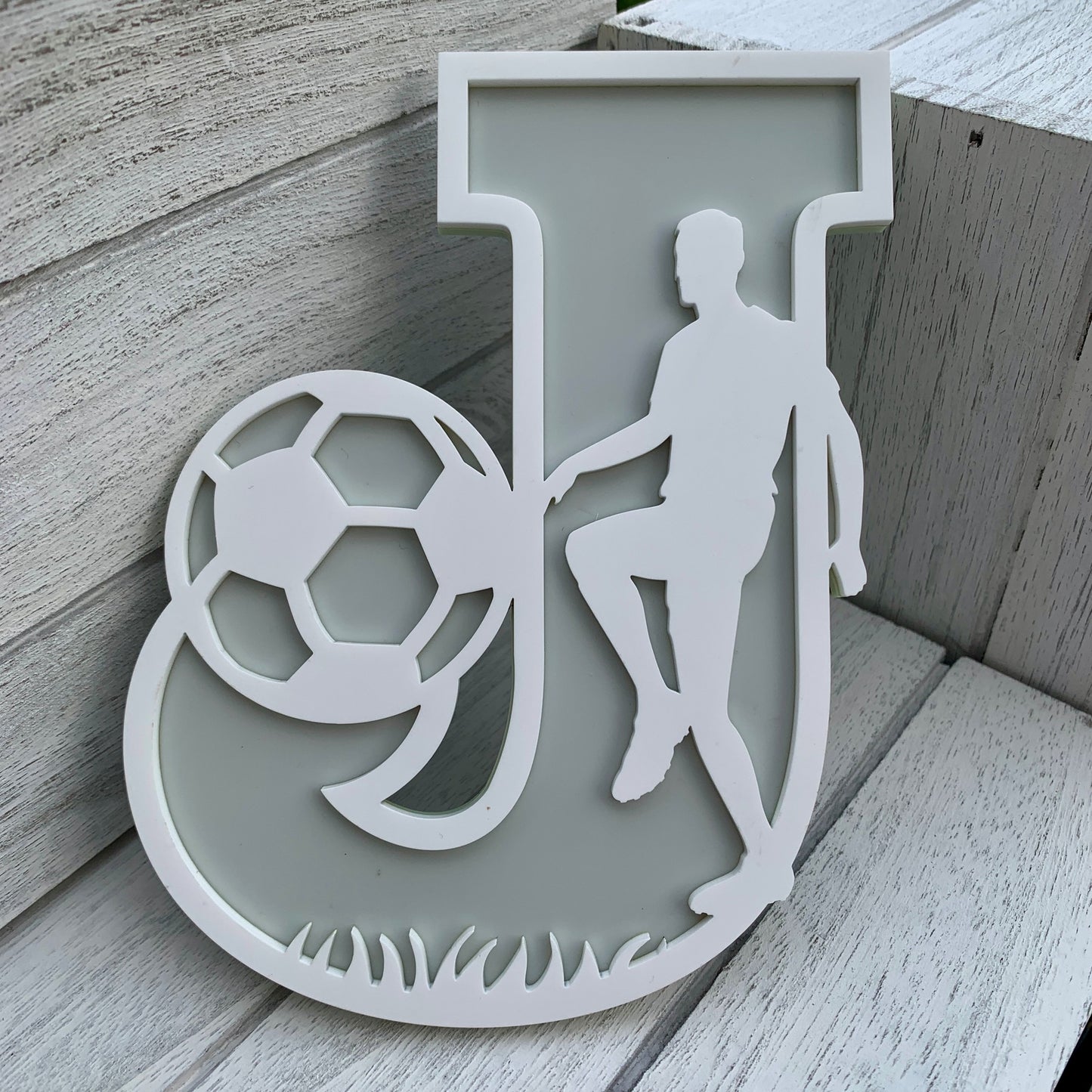 Football Themed Wall Letters