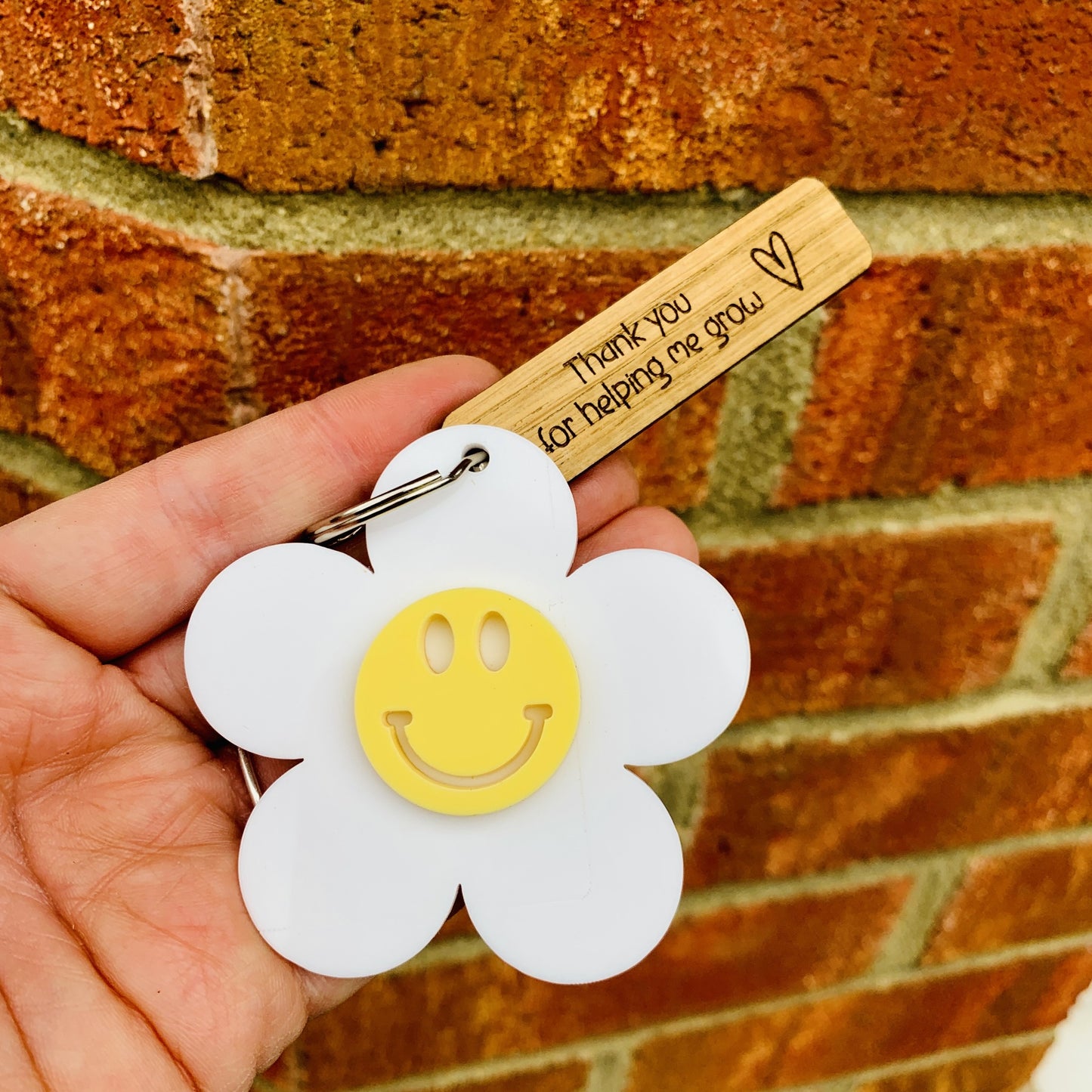 Personalised Thank You for helping me grow Bag Tag