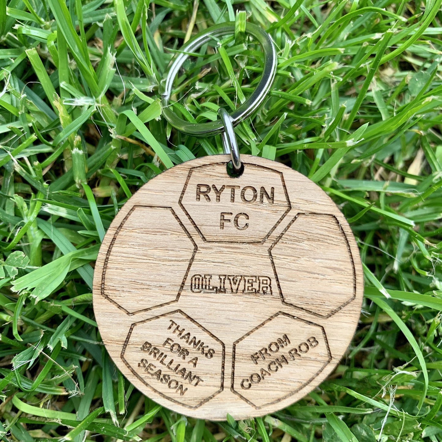 Personalised Football Keyring