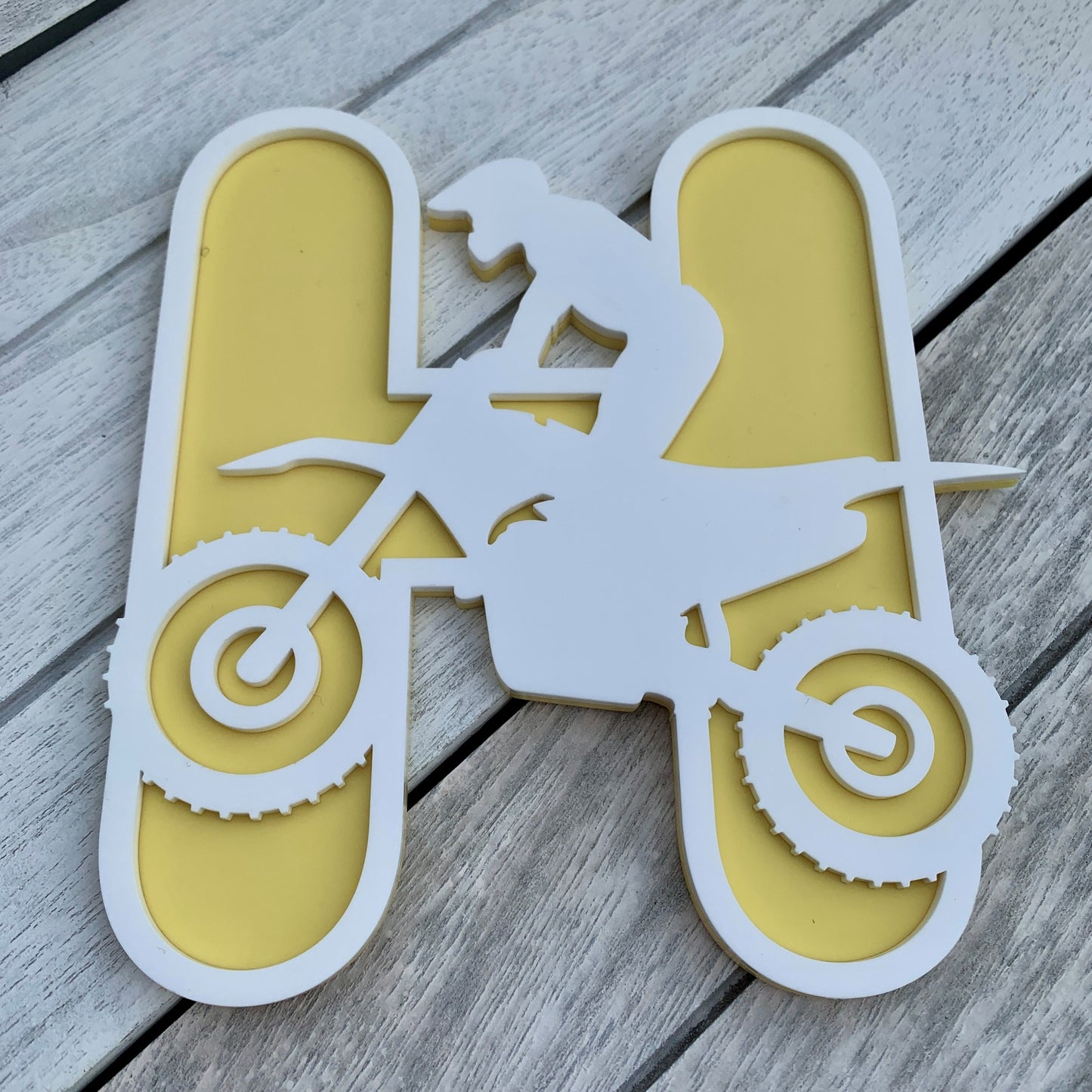 Motorcross Themed Wall Letters