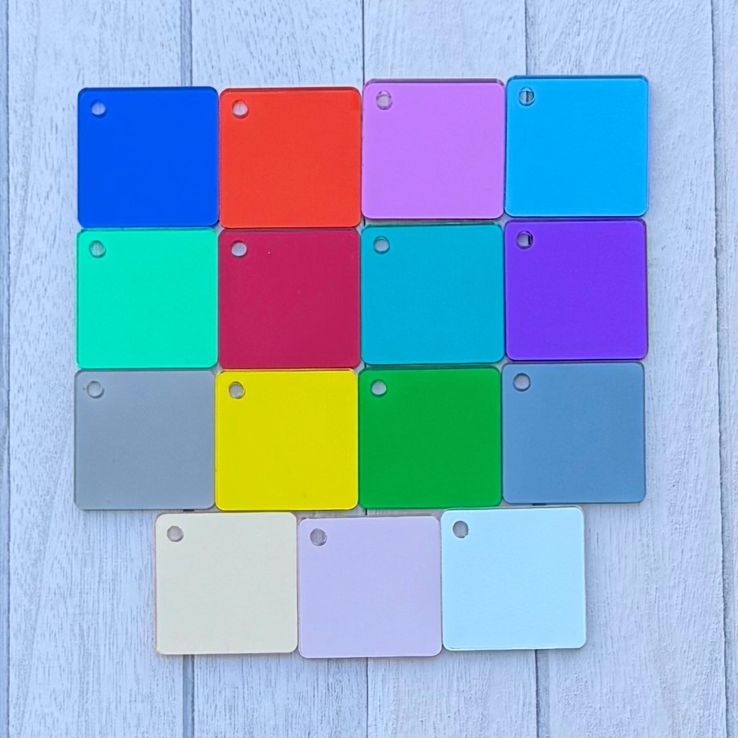 Personalised Triple Layer Acrylic Flower Name Sign