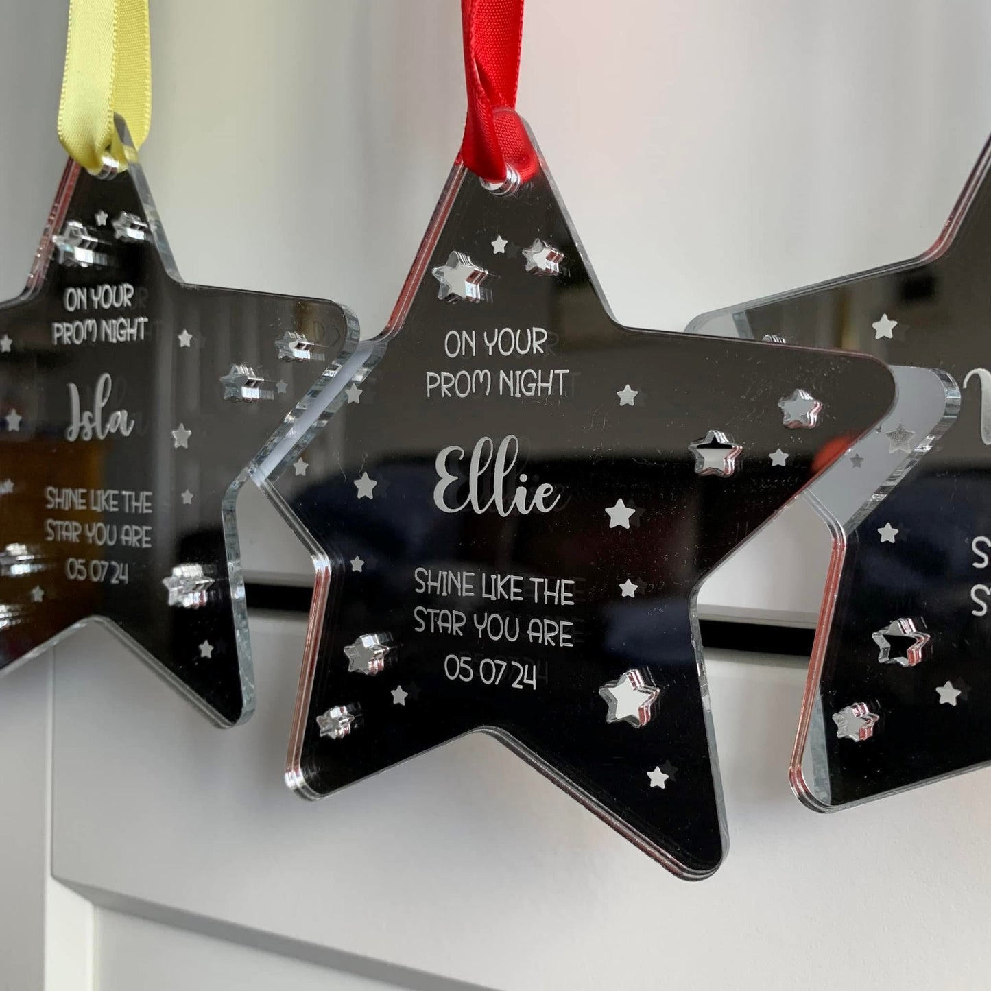 Personalised 'On Your Prom Night, Shine Like The Star That You Are' Decoration