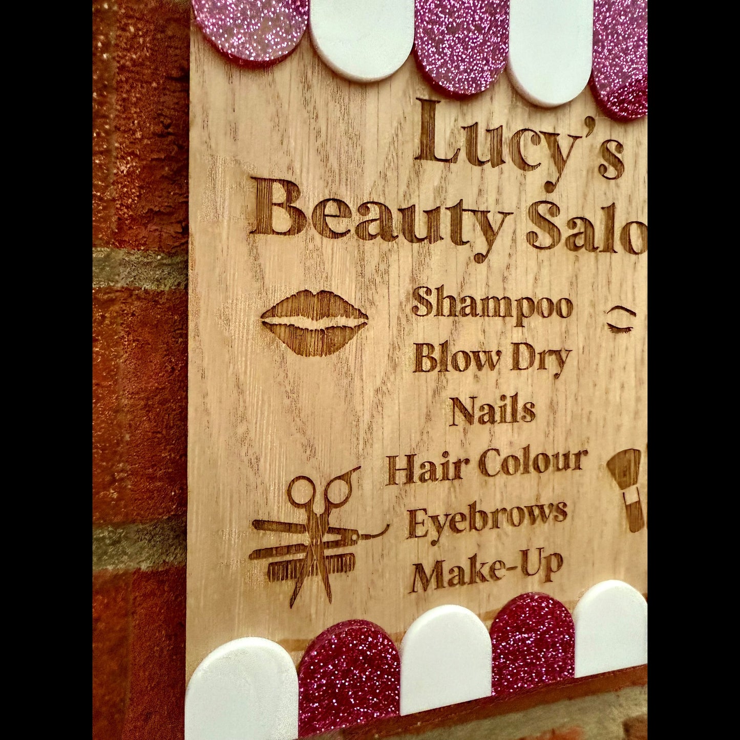 Personalised Children's Beauty Salon Role Play Sign