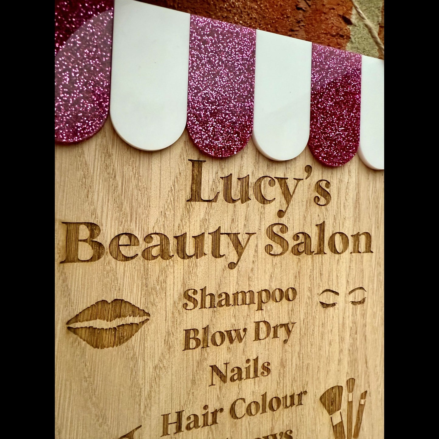 Personalised Children's Beauty Salon Role Play Sign