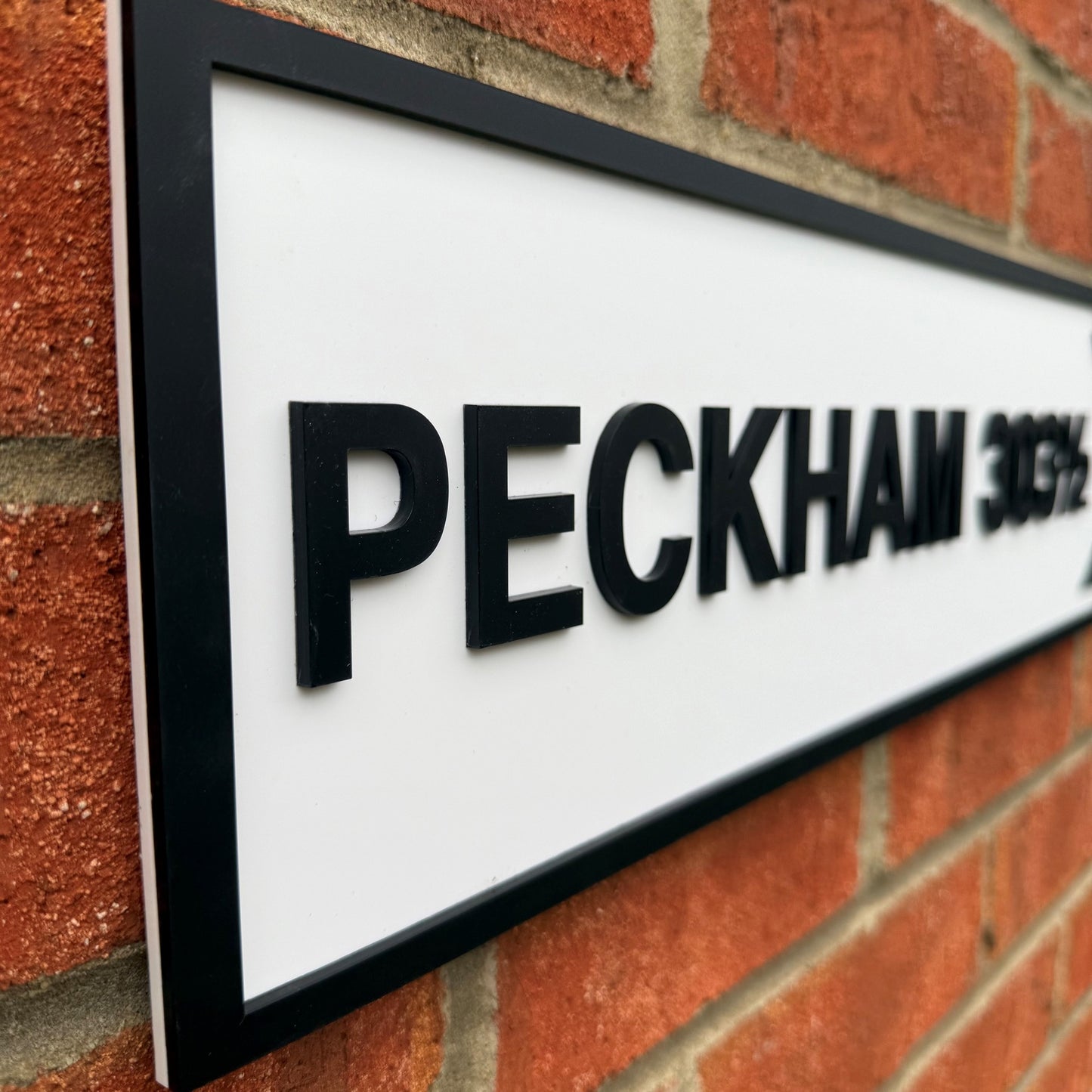 Personalised Location Distance Road Sign