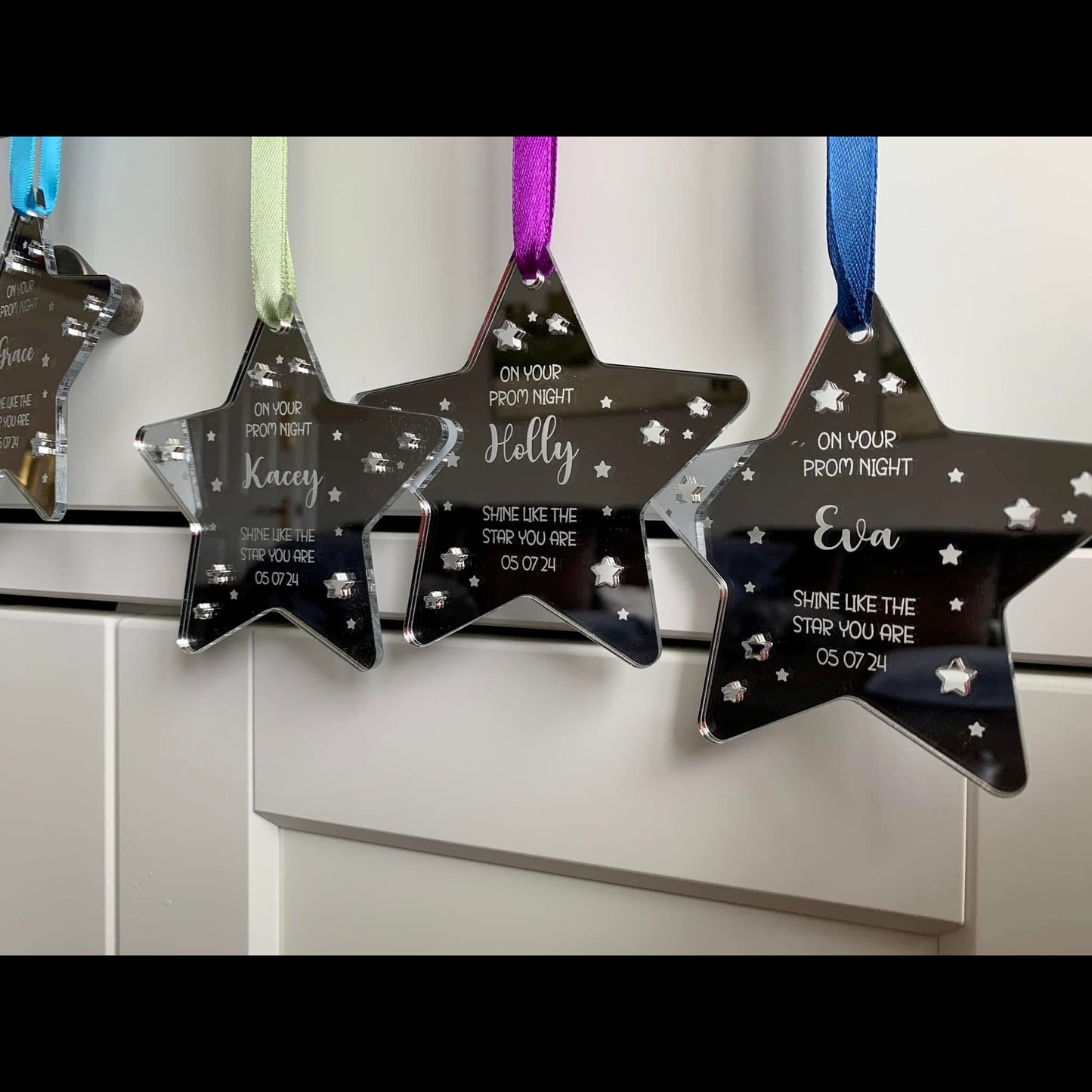 Personalised 'On Your Prom Night, Shine Like The Star That You Are' Decoration