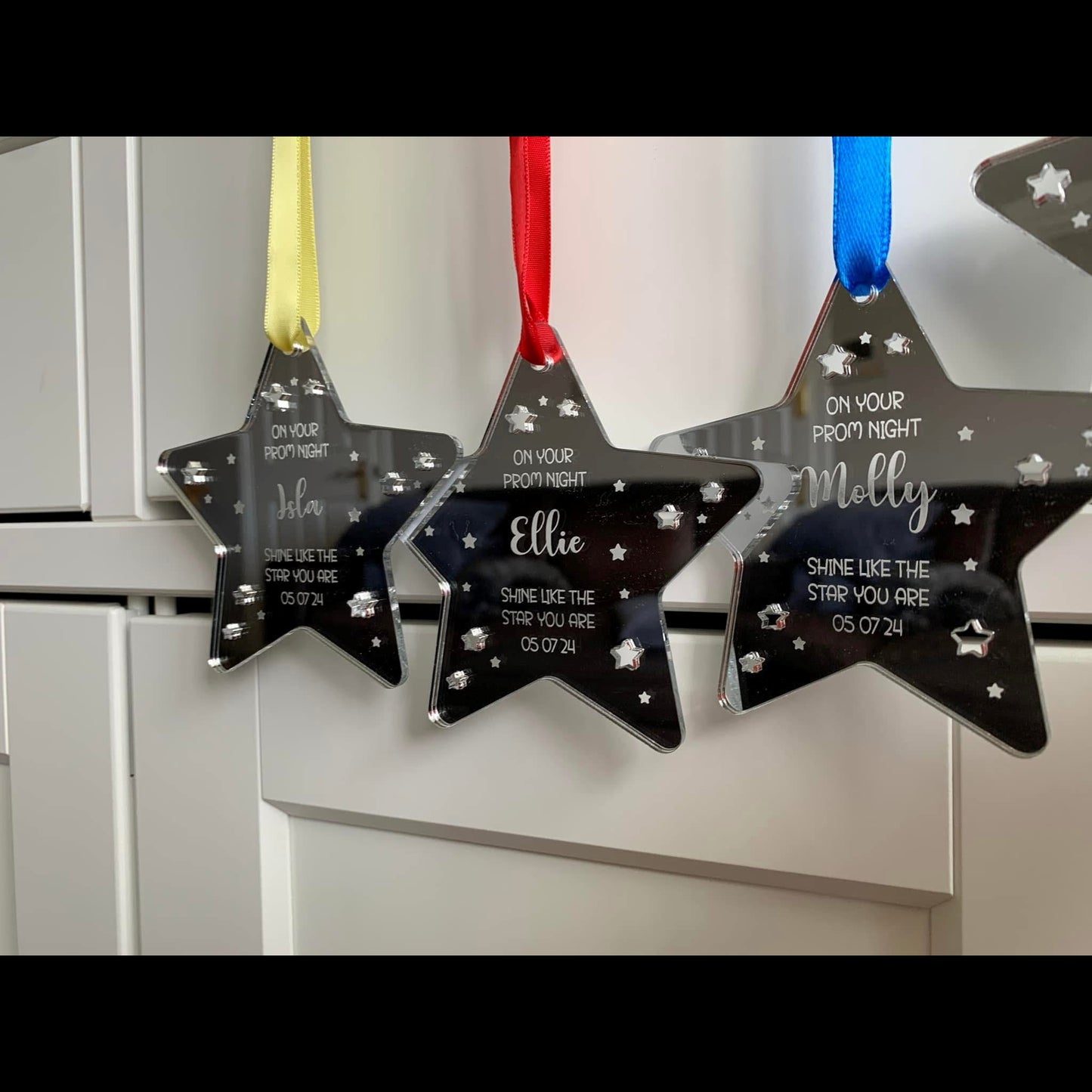 Personalised 'On Your Prom Night, Shine Like The Star That You Are' Decoration