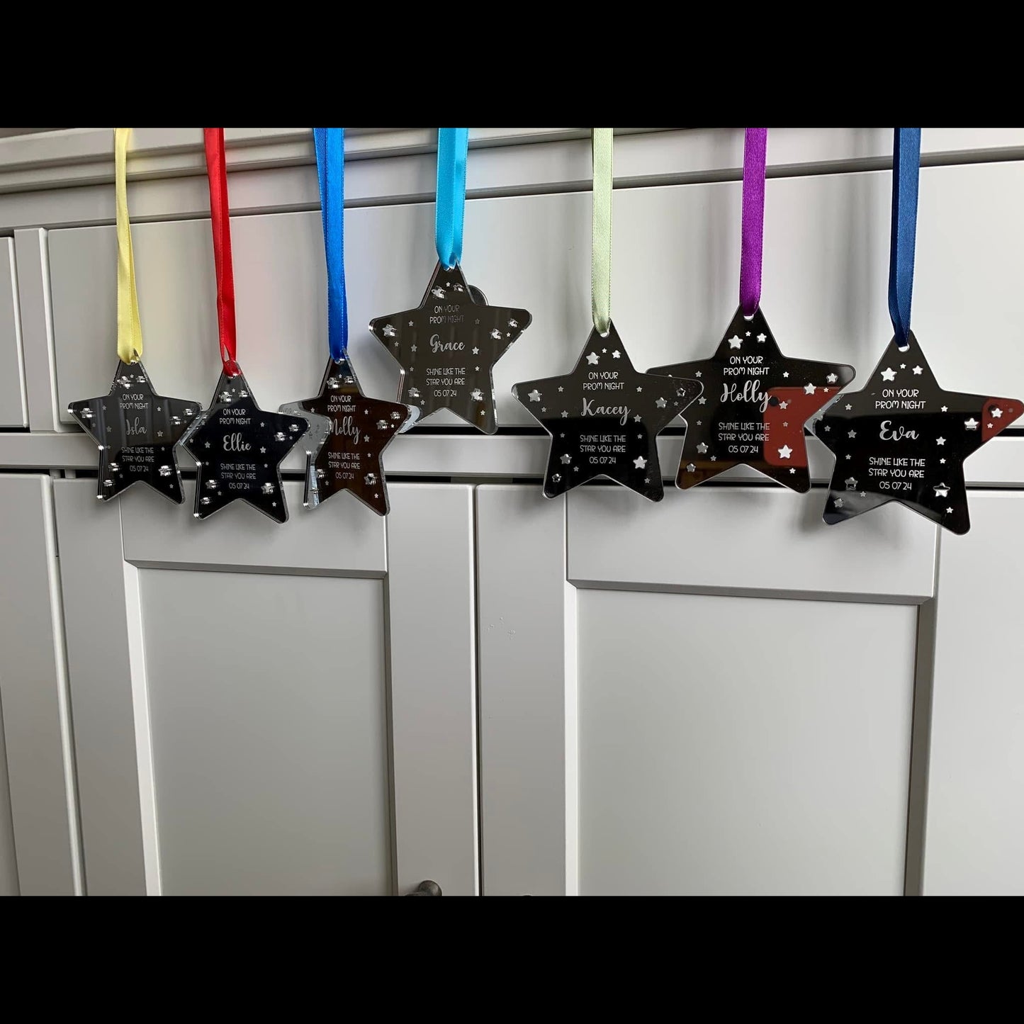 Personalised 'On Your Prom Night, Shine Like The Star That You Are' Decoration