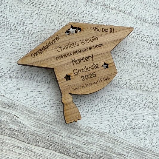 Personalised Mini Mortar Board Magnet