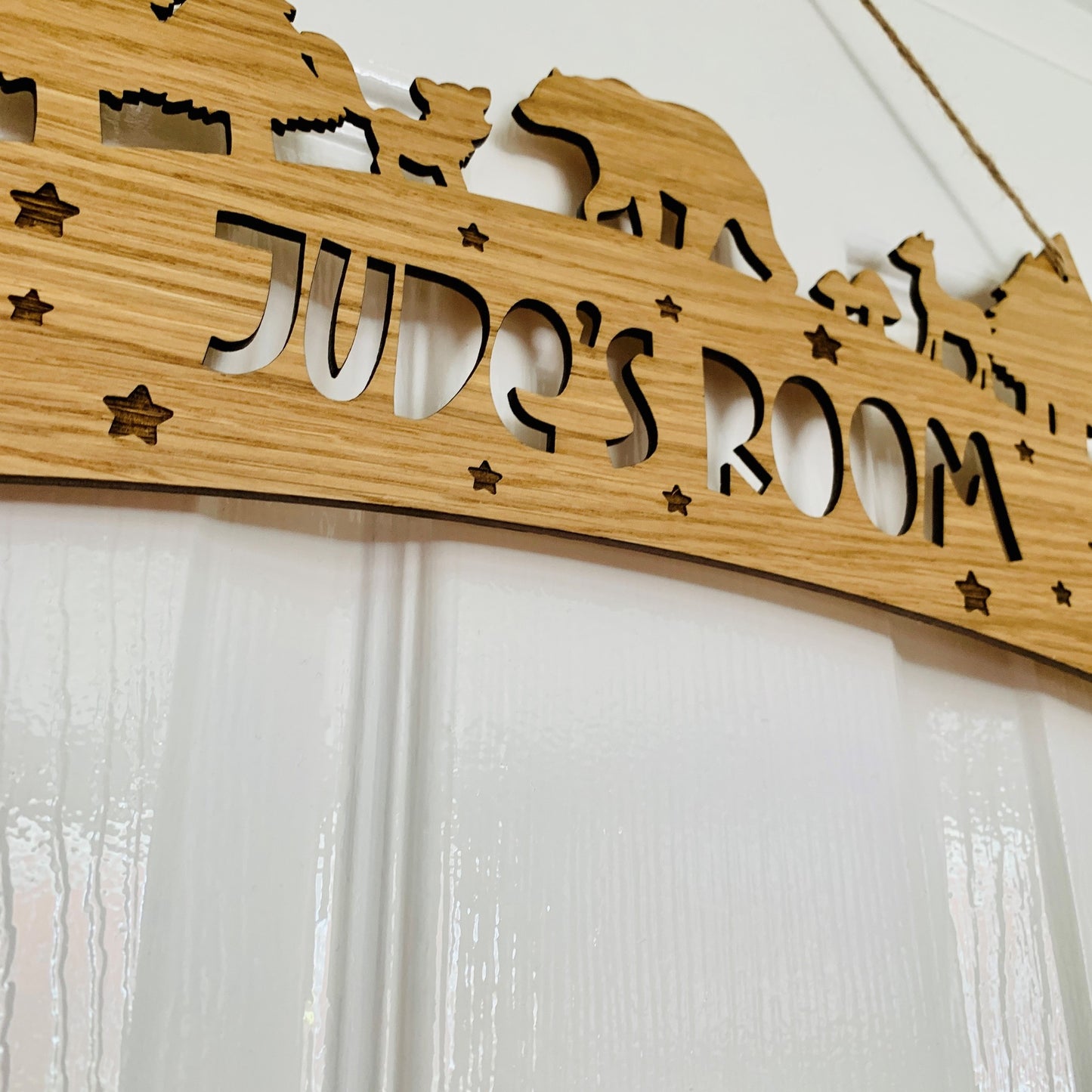 Personalised Woodland Nursery Name Sign