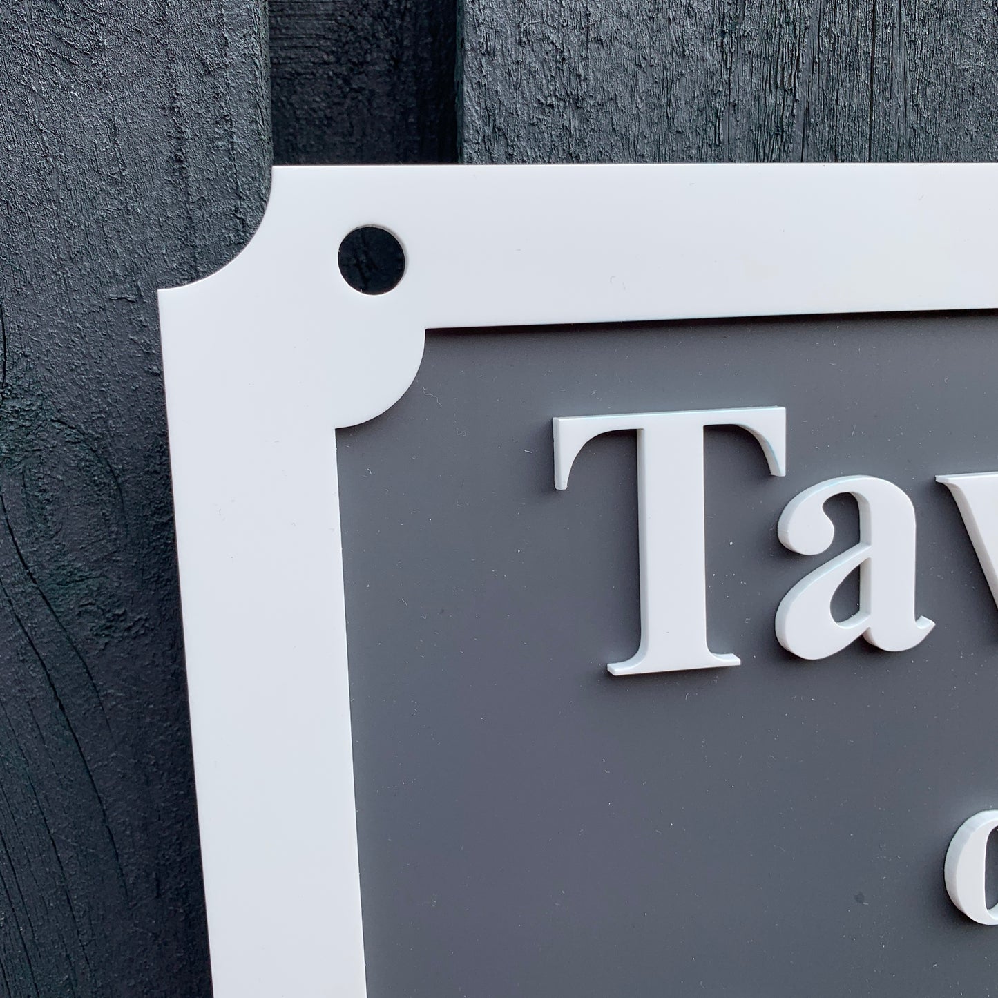 Personalised Square Bar Sign