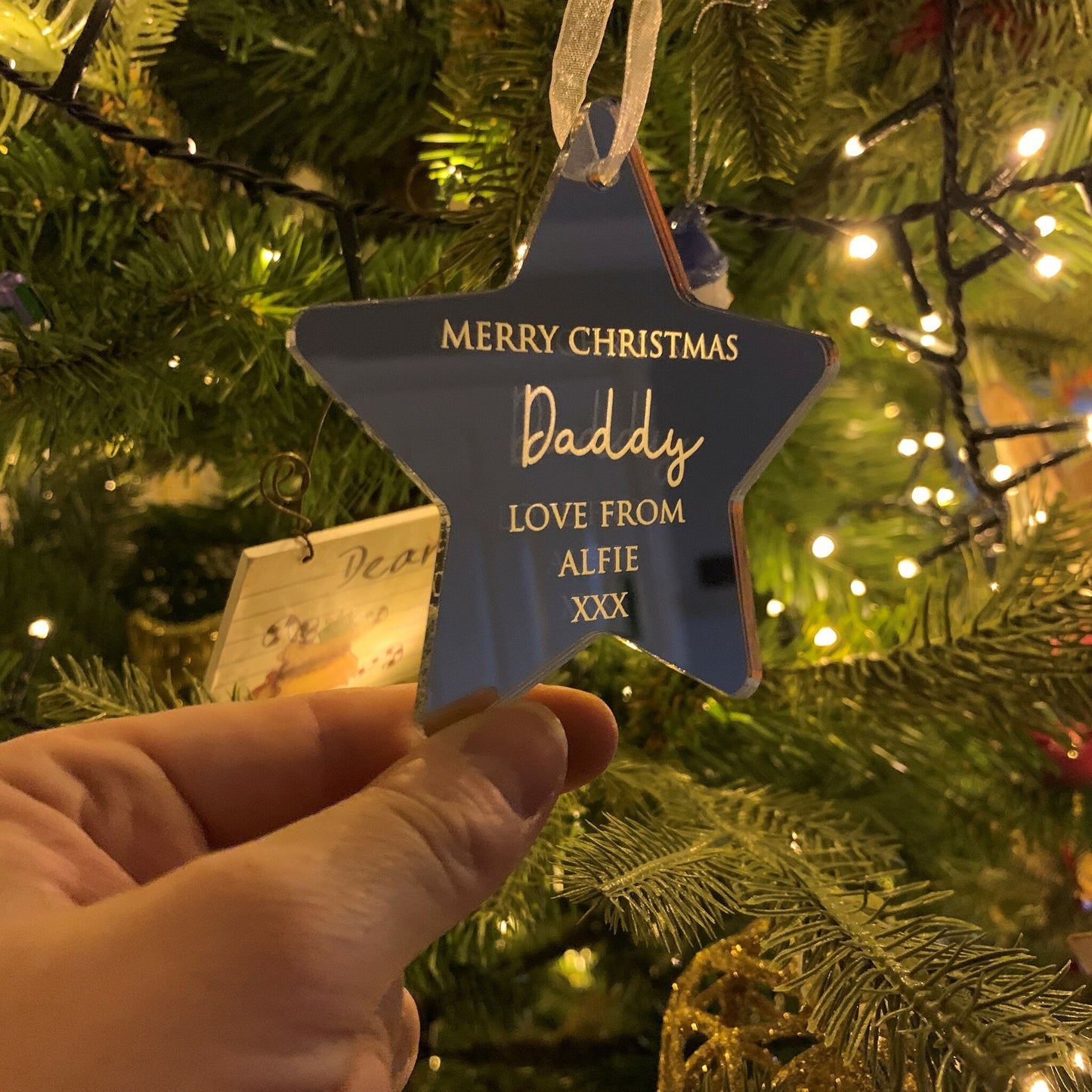 Personalised Acrylic Star Decoration