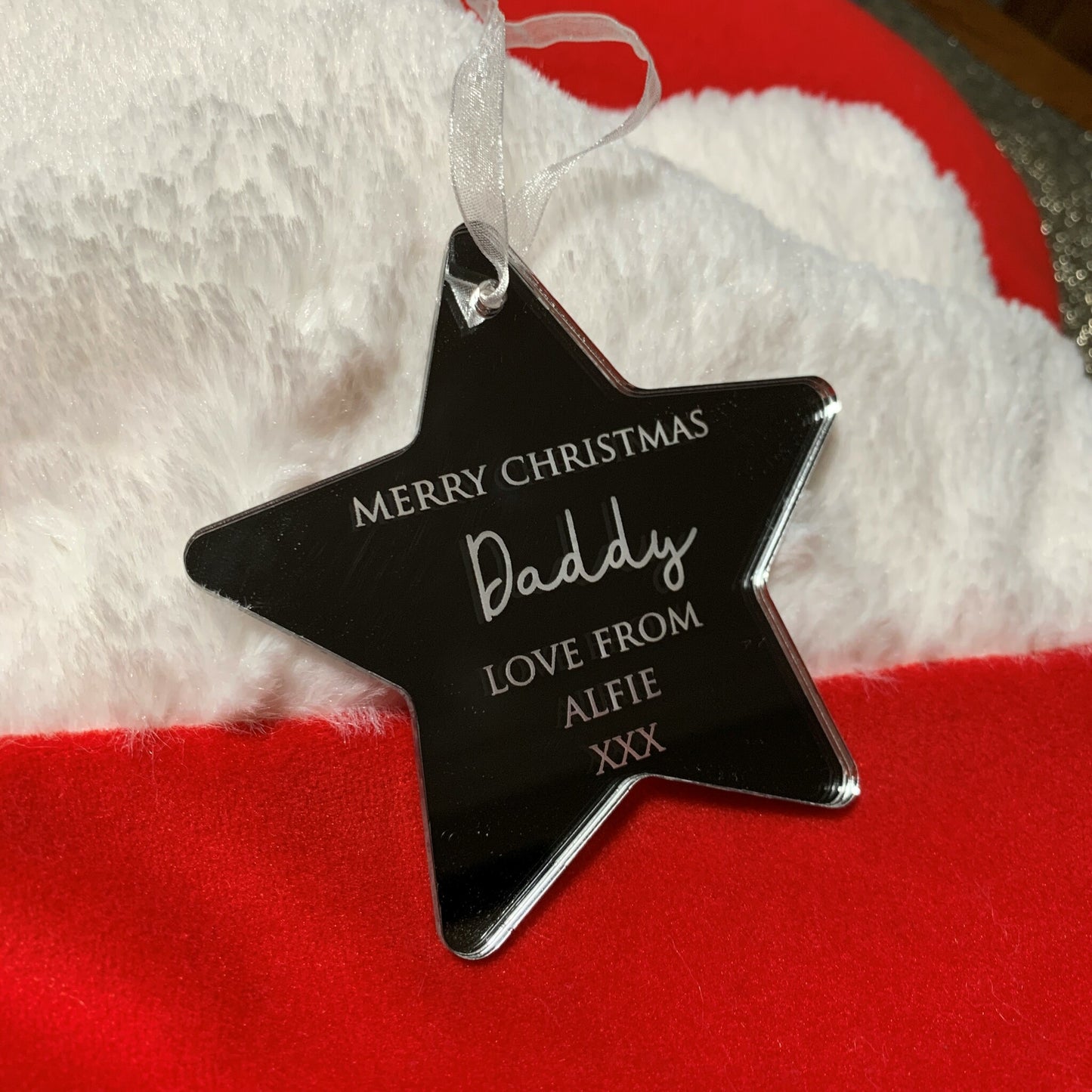 Personalised Acrylic Star Decoration