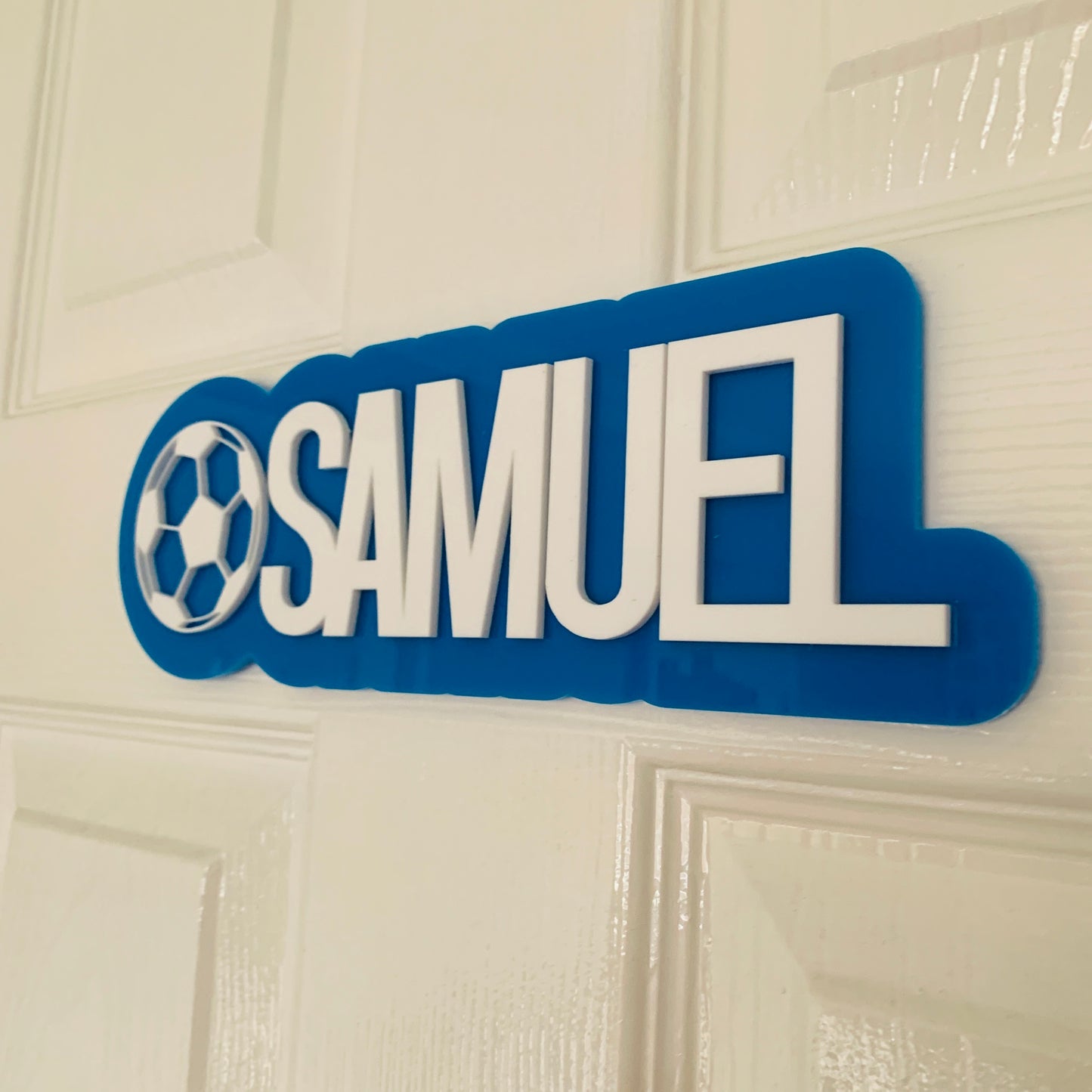 Personalised 3D Wall Art Football Sign