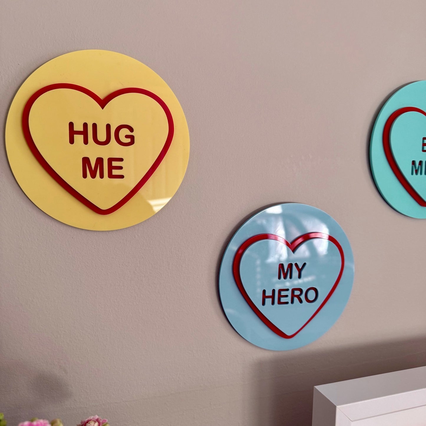 Personalised Love Heart Messages