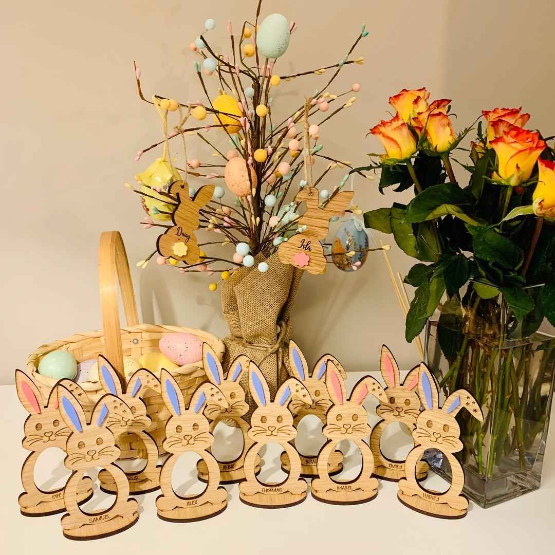 Personalised Easter Bunny Egg Holder