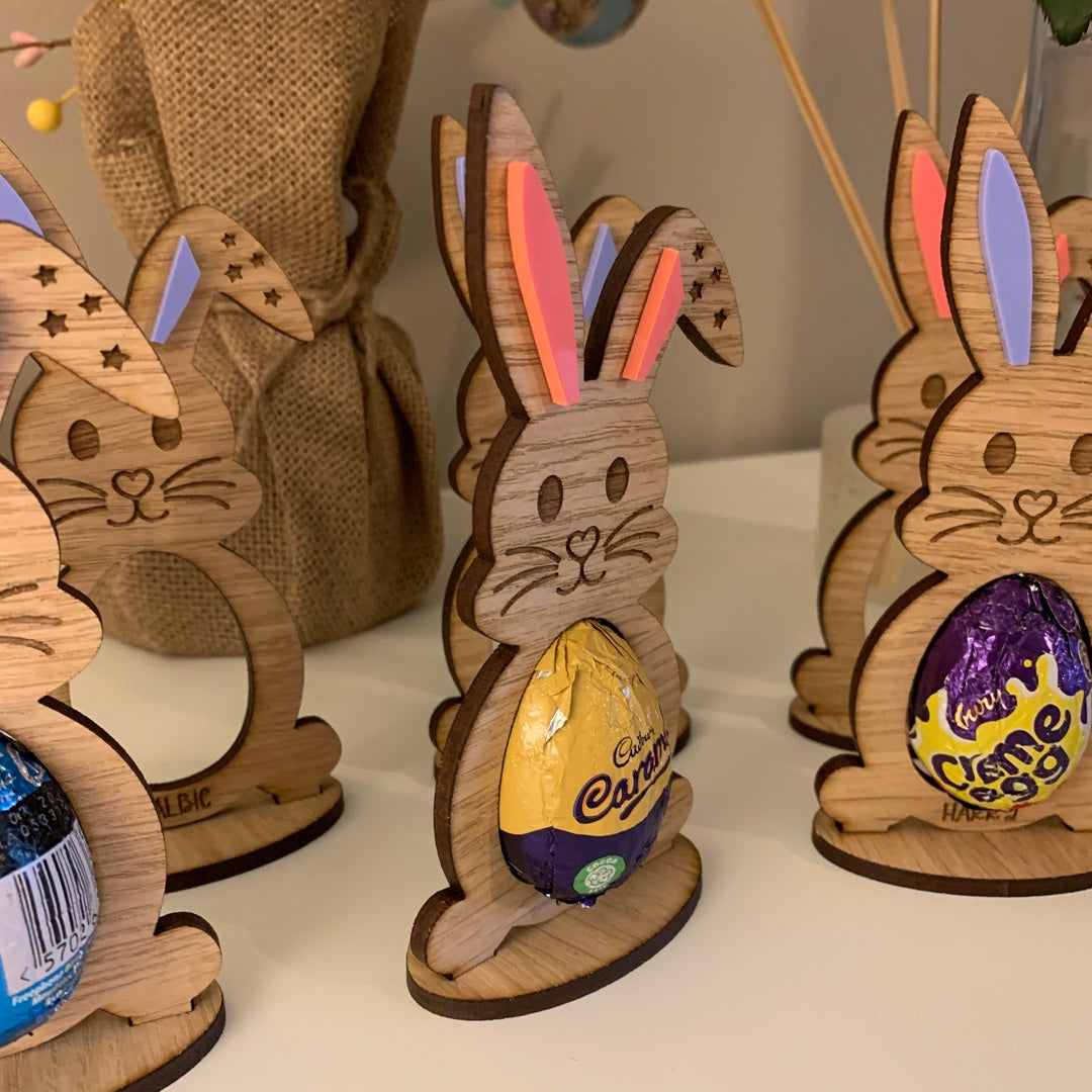 Personalised Easter Bunny Egg Holder