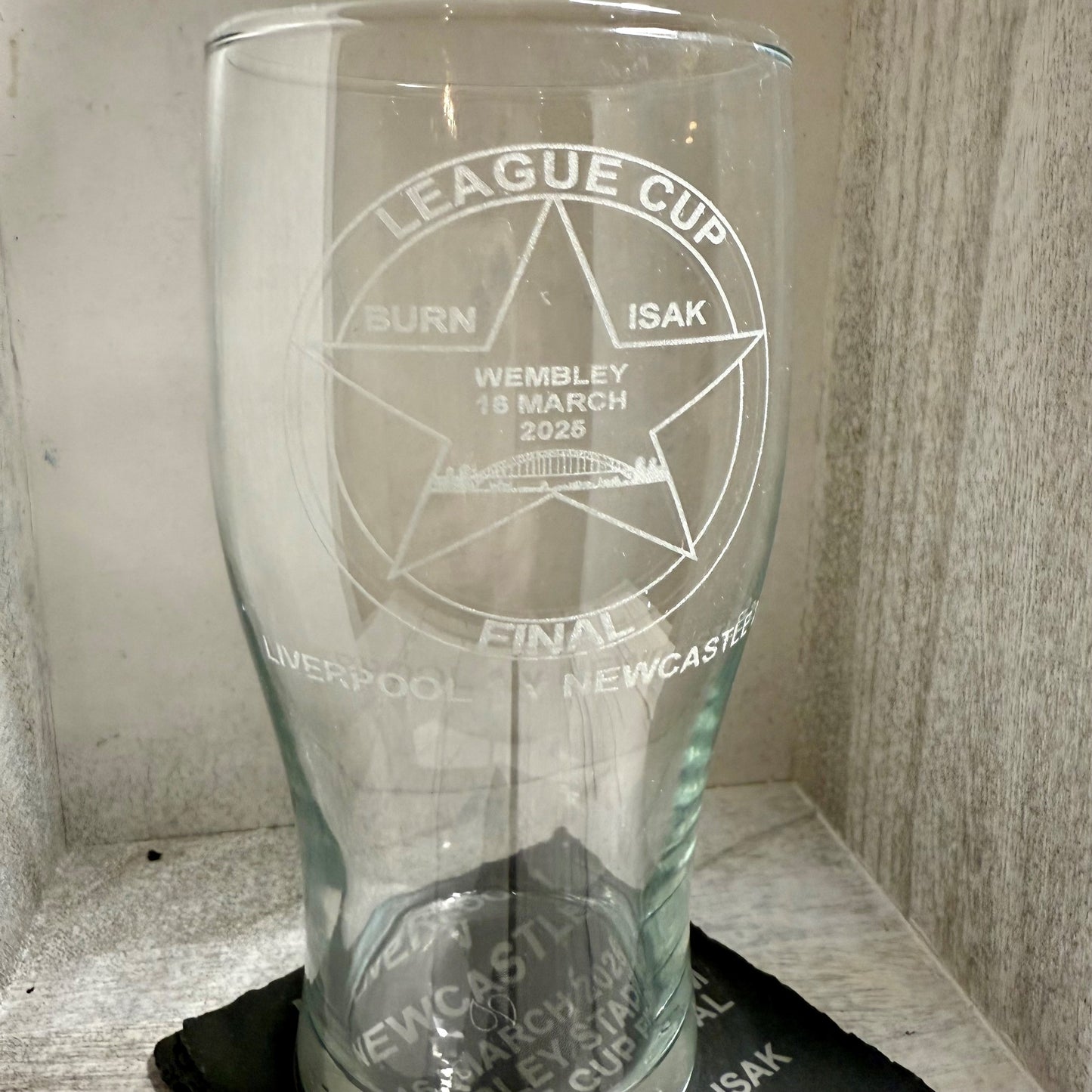 Geordies Engraved Pint Glass