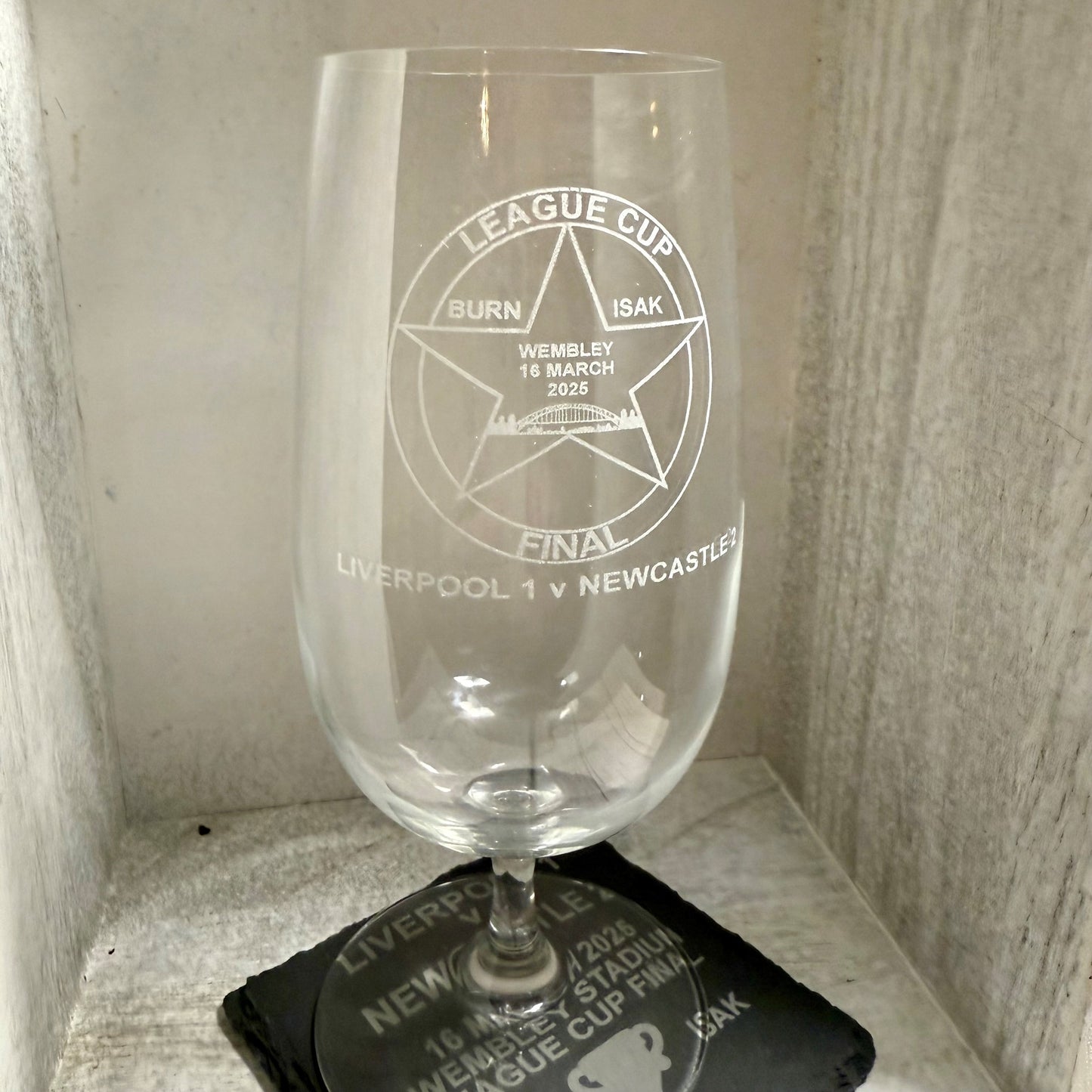 Geordies Engraved Beer Glass