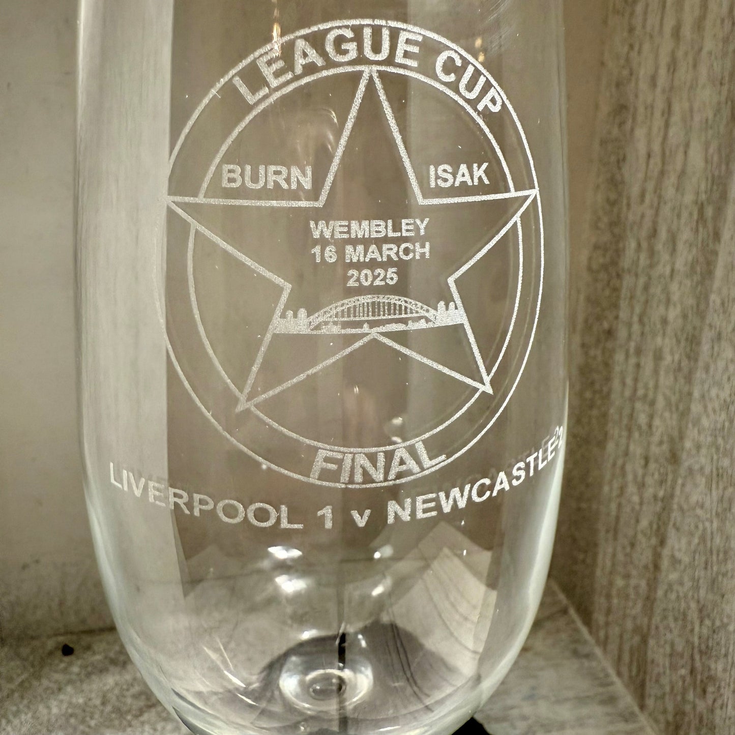 Geordies Engraved Beer Glass