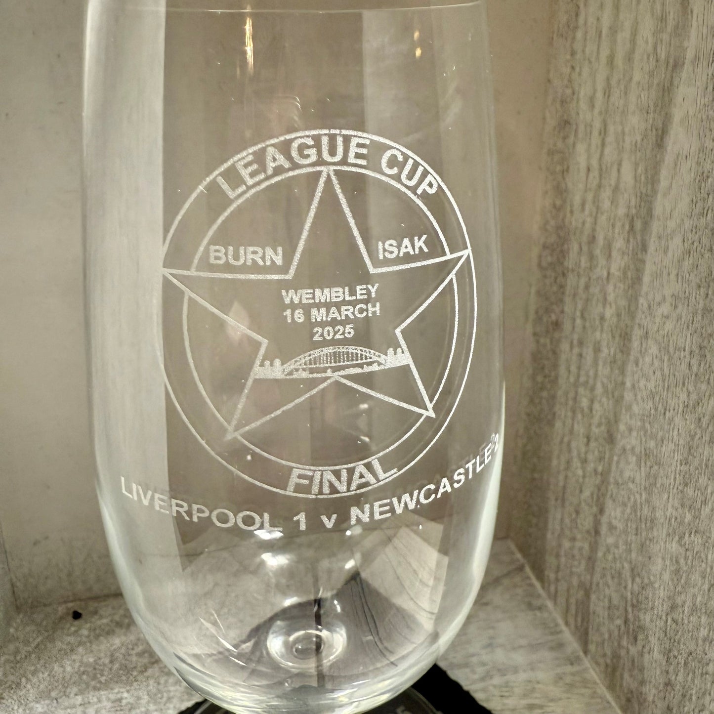 Geordies Engraved Beer Glass