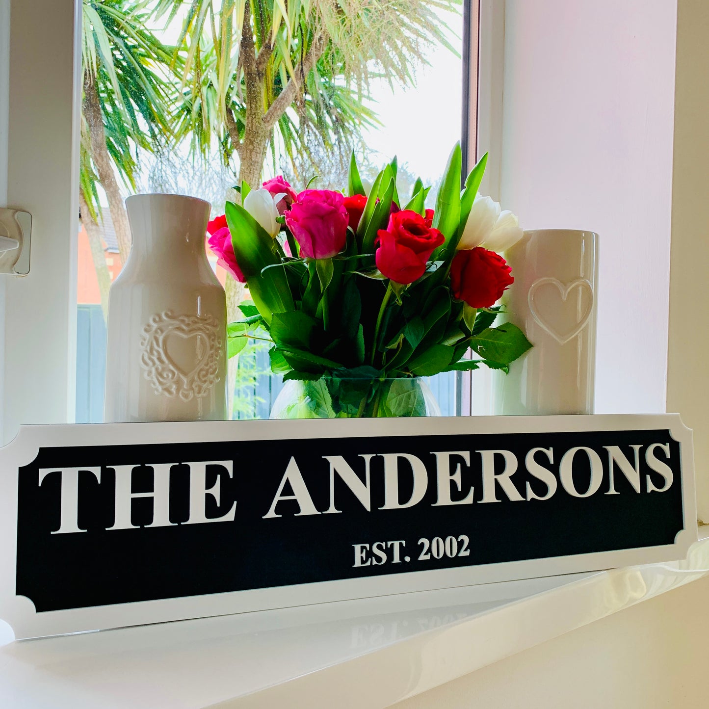 Personalised 3D Railway / Street Sign - The Family Surname & Established Year