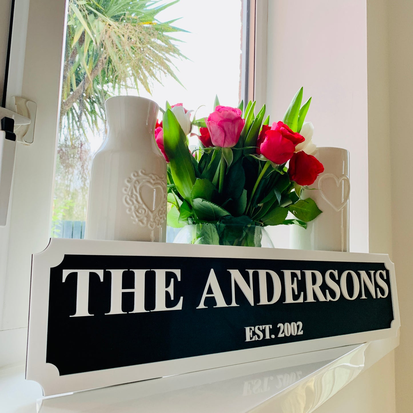 Personalised 3D Railway / Street Sign - The Family Surname & Established Year