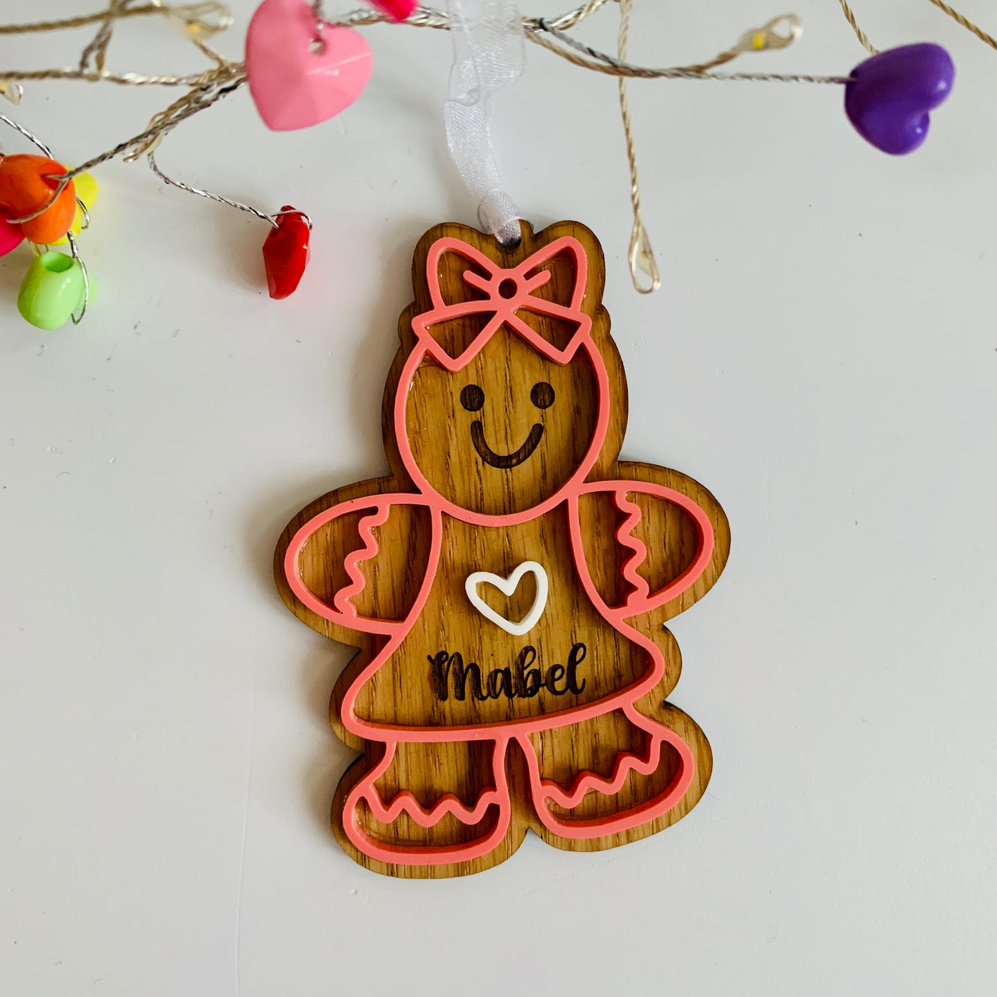 Personalised 3D Gingerbread Bauble