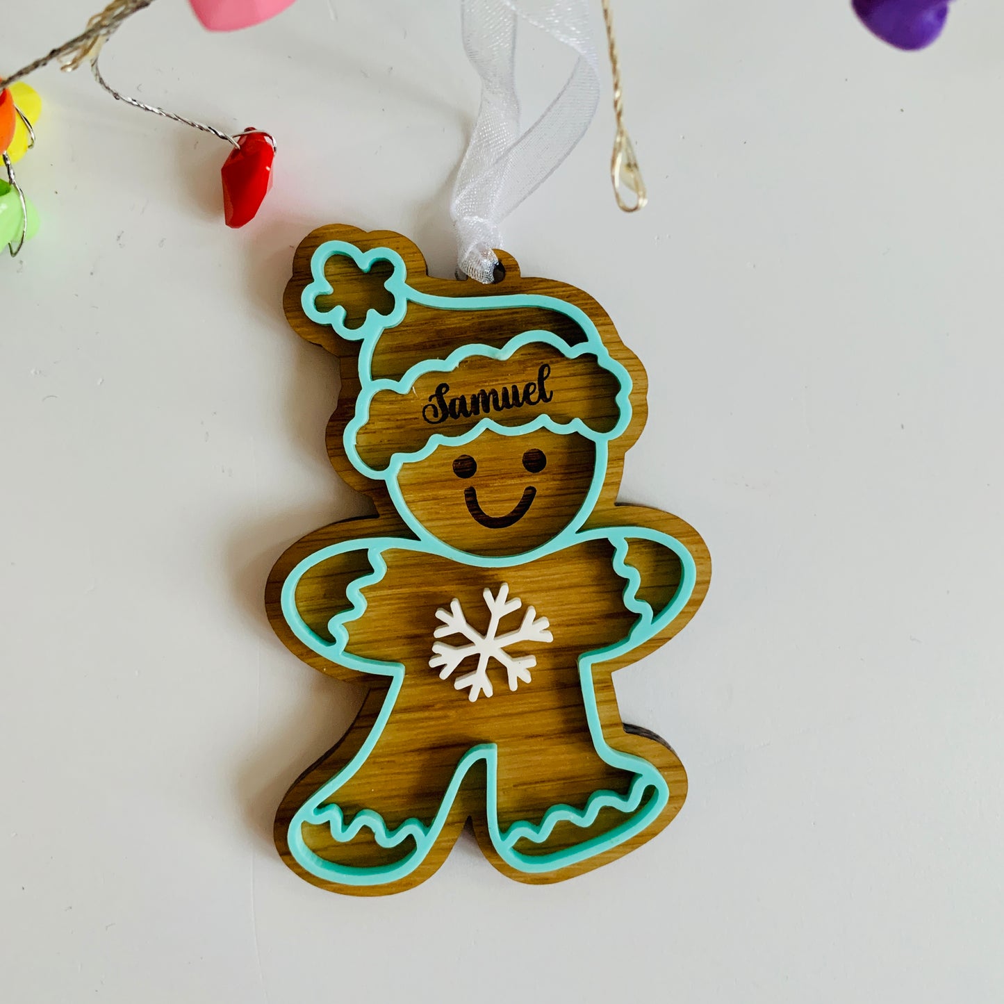 Personalised 3D Gingerbread Bauble