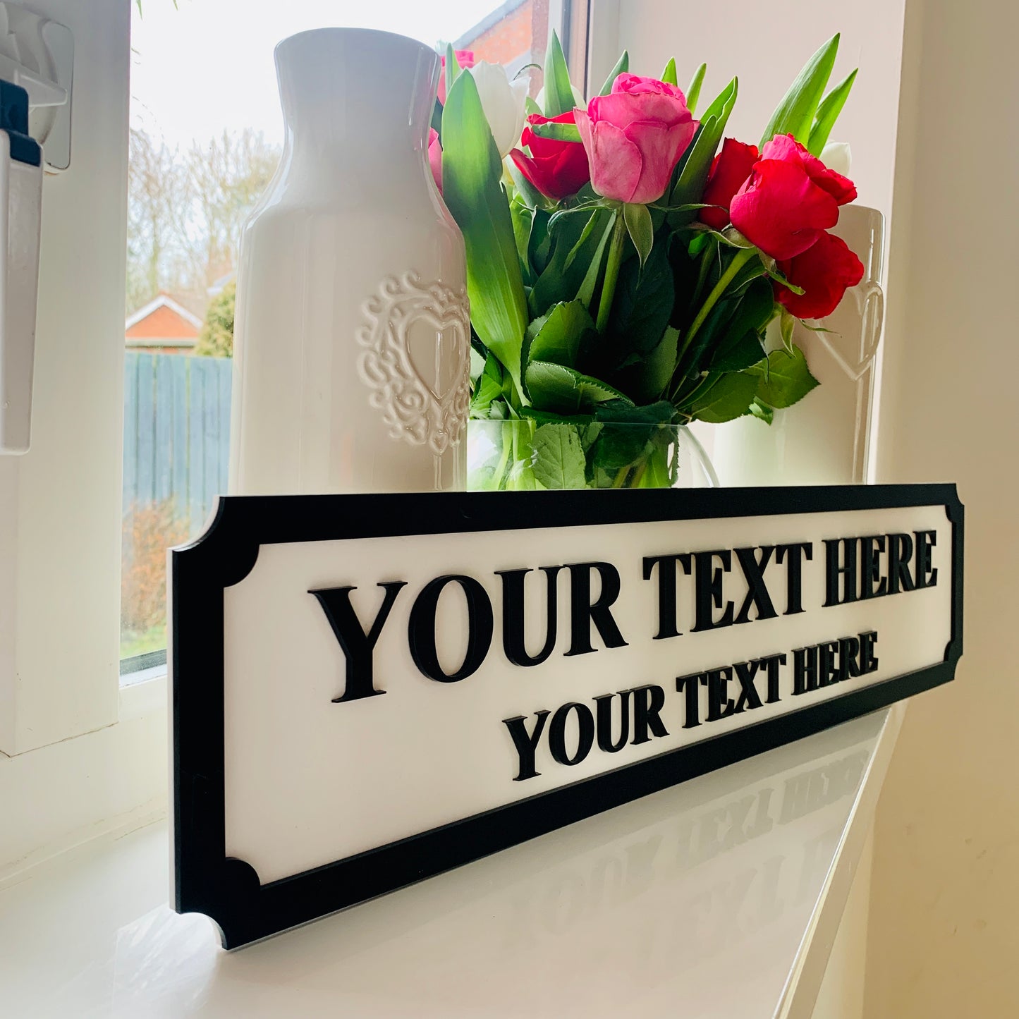 Personalised 3D Railway / Street Sign - Your Text