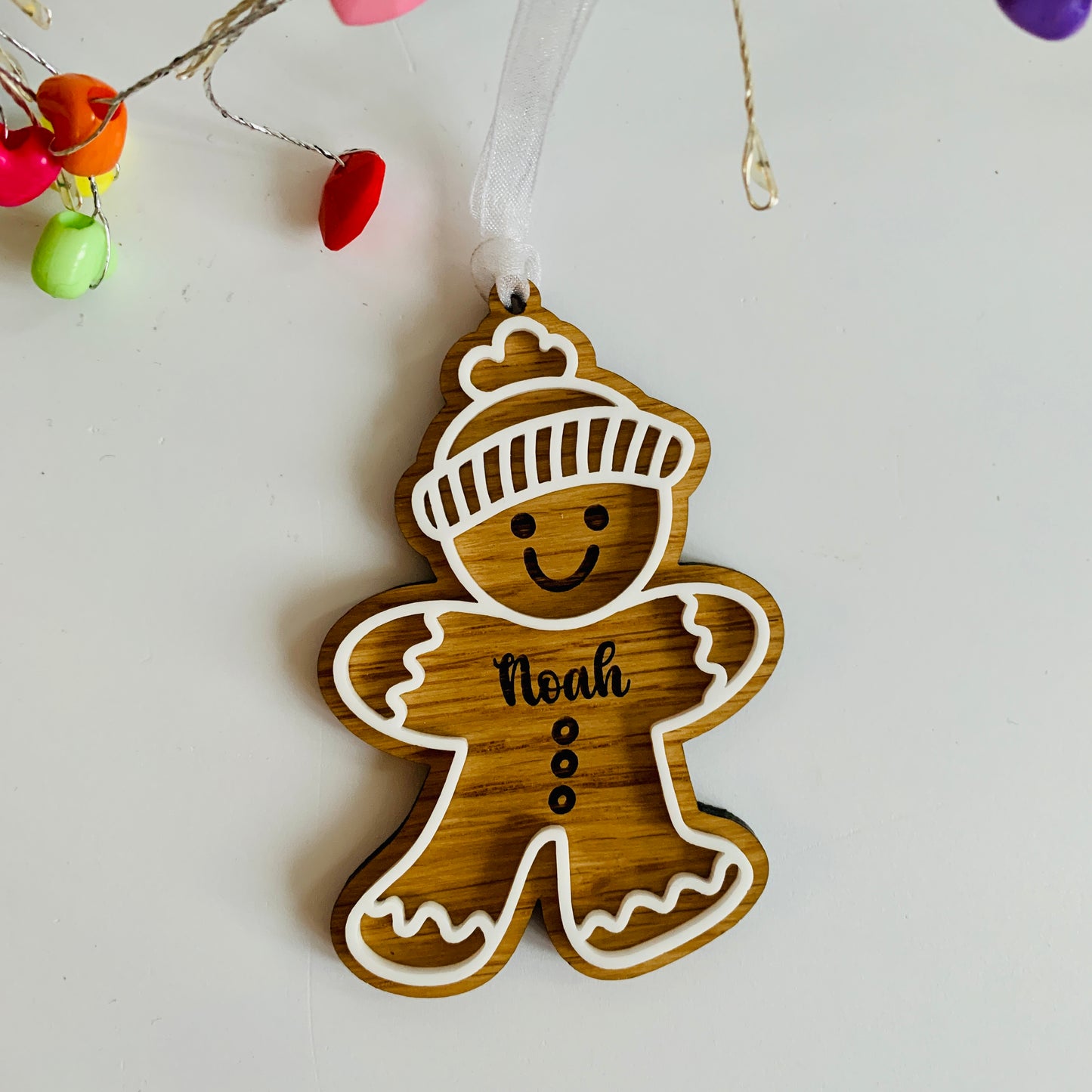 Personalised 3D Gingerbread Bauble