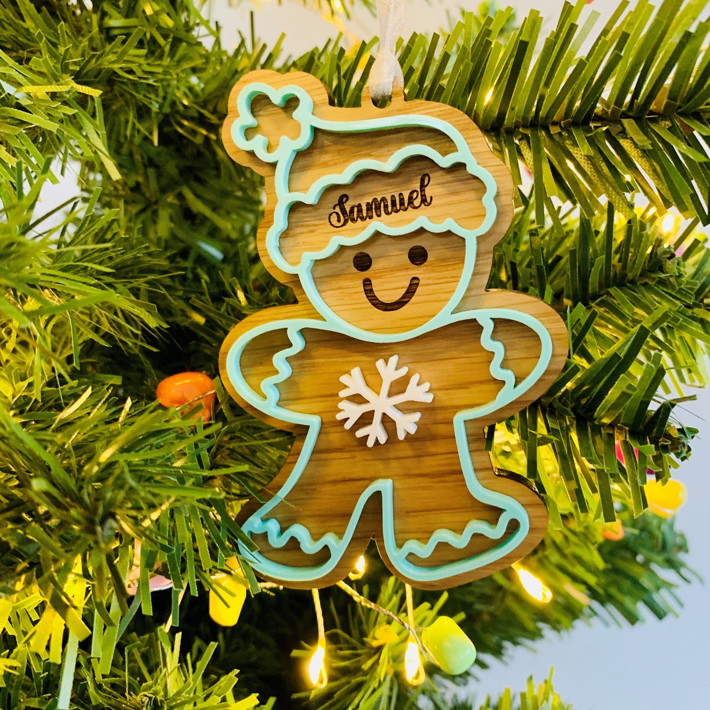 Personalised 3D Gingerbread Bauble