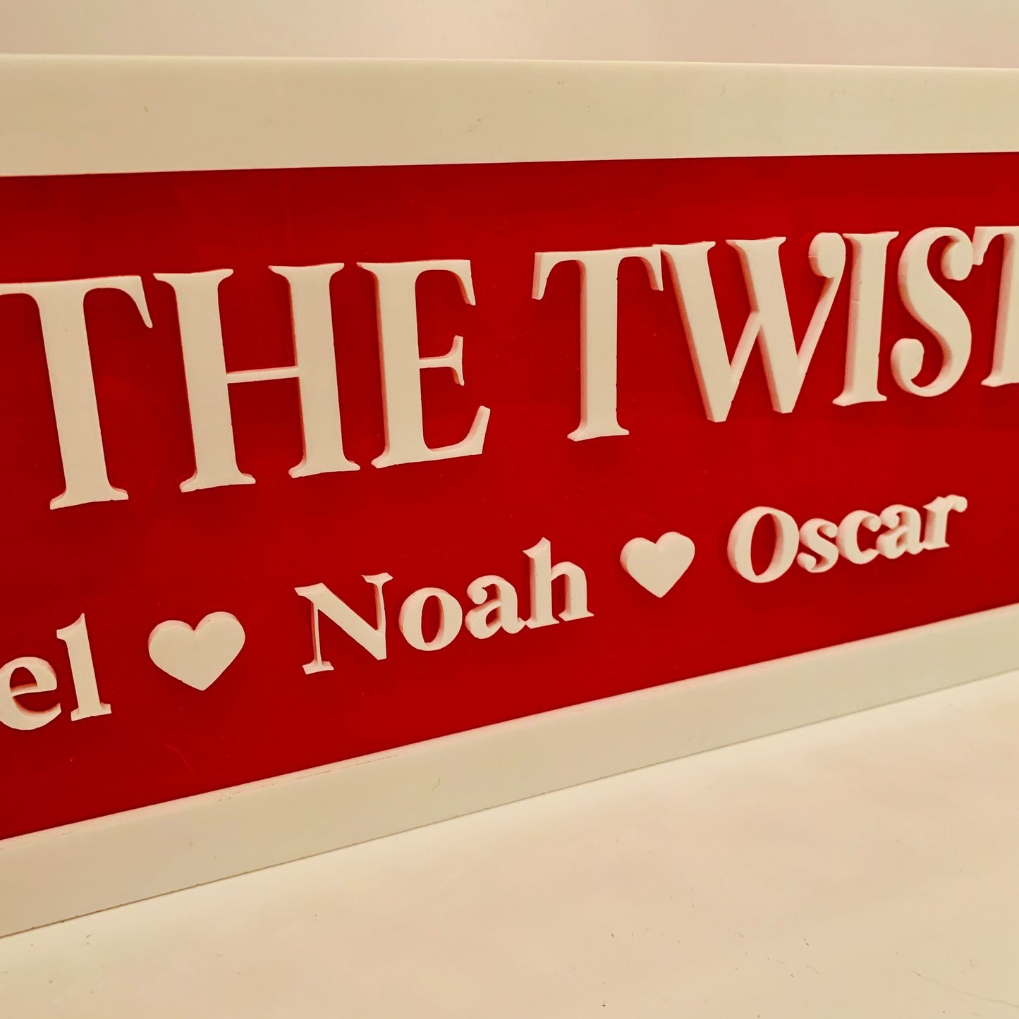 Personalised 3D Railway / Street Sign - Christmas At Sign