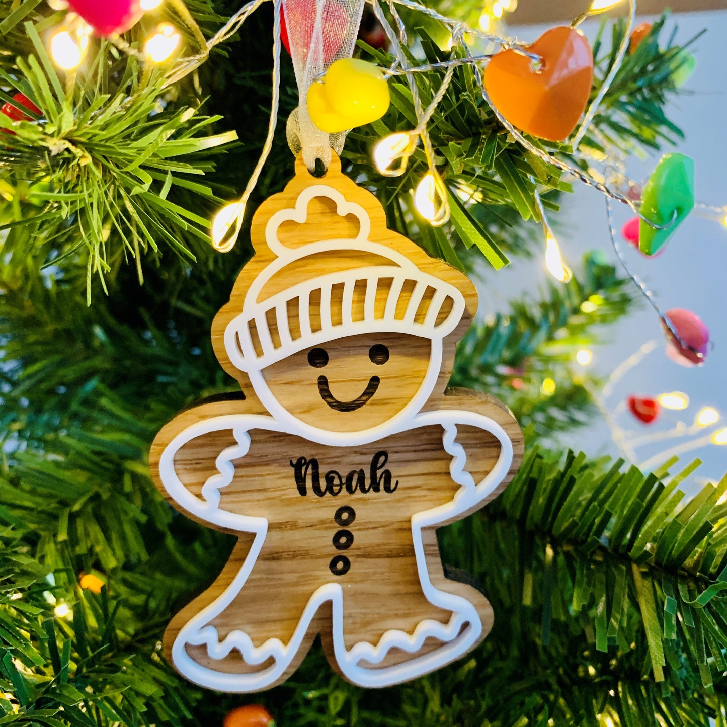 Personalised 3D Gingerbread Bauble