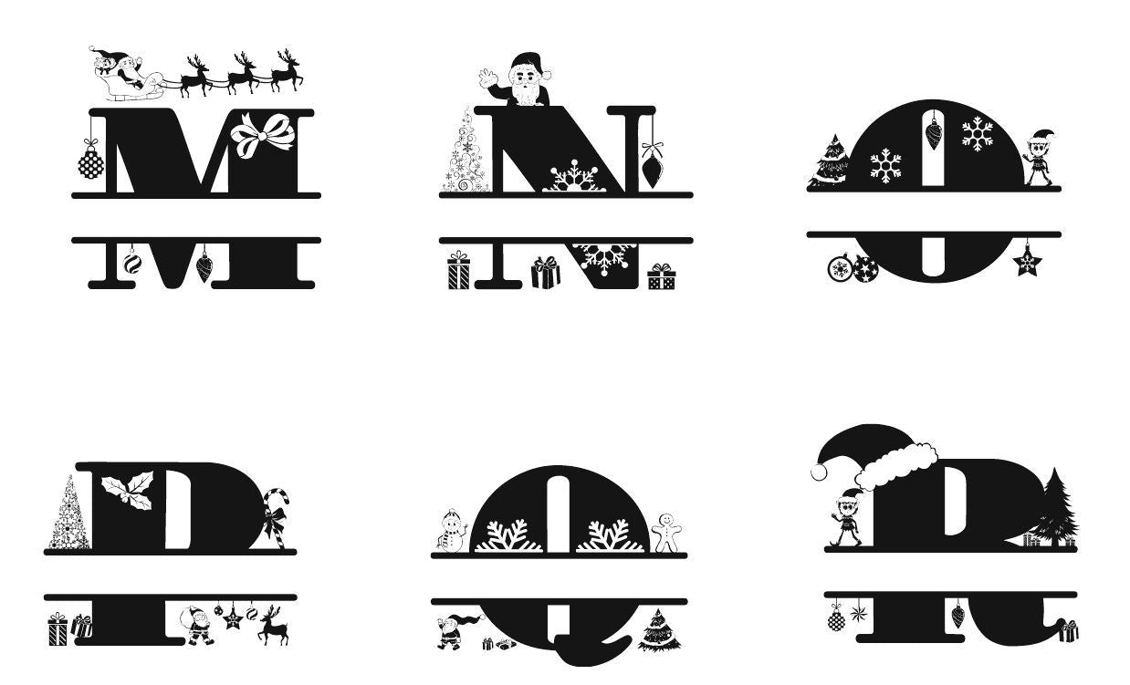 Personalised Oak Monogram Bauble