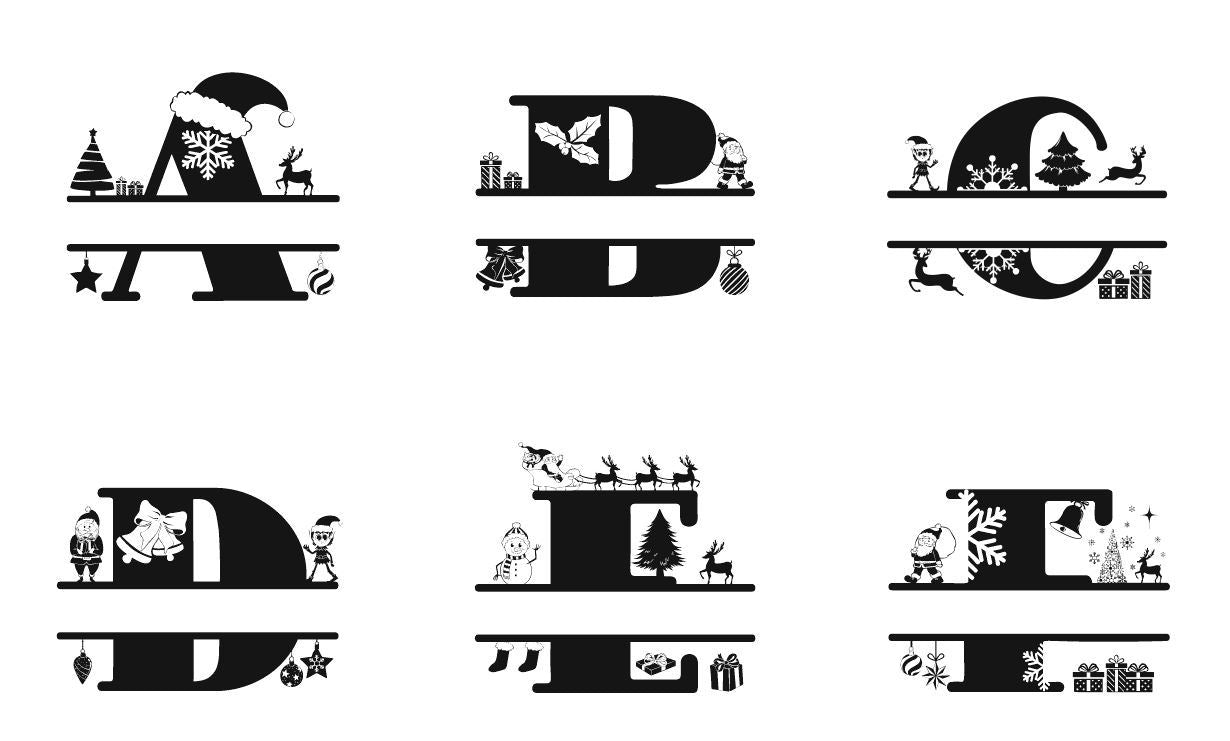 Personalised Oak Monogram Bauble