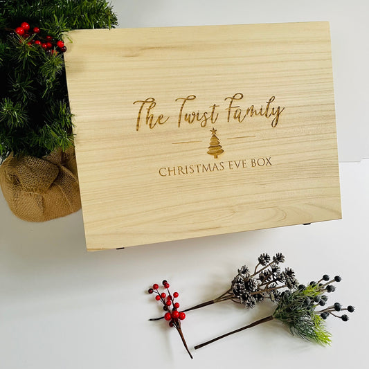 Personalised Family Christmas Eve Box