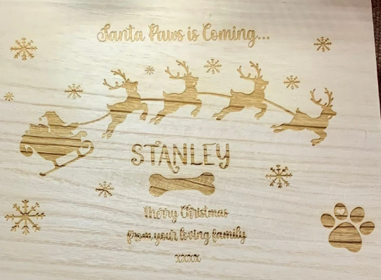 Personalised Vintage Christmas Eve Box