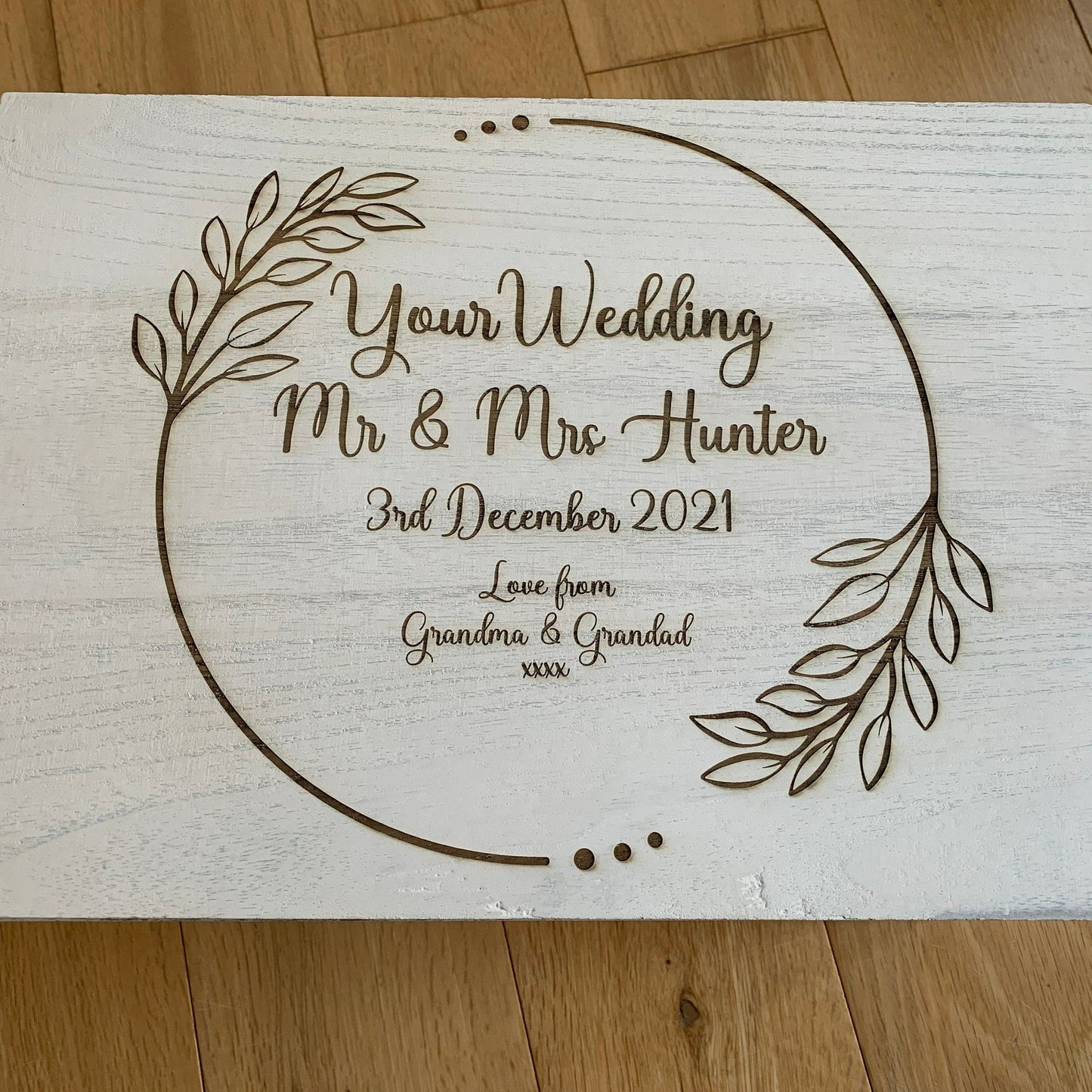 Personalised Vintage Keepsake Box