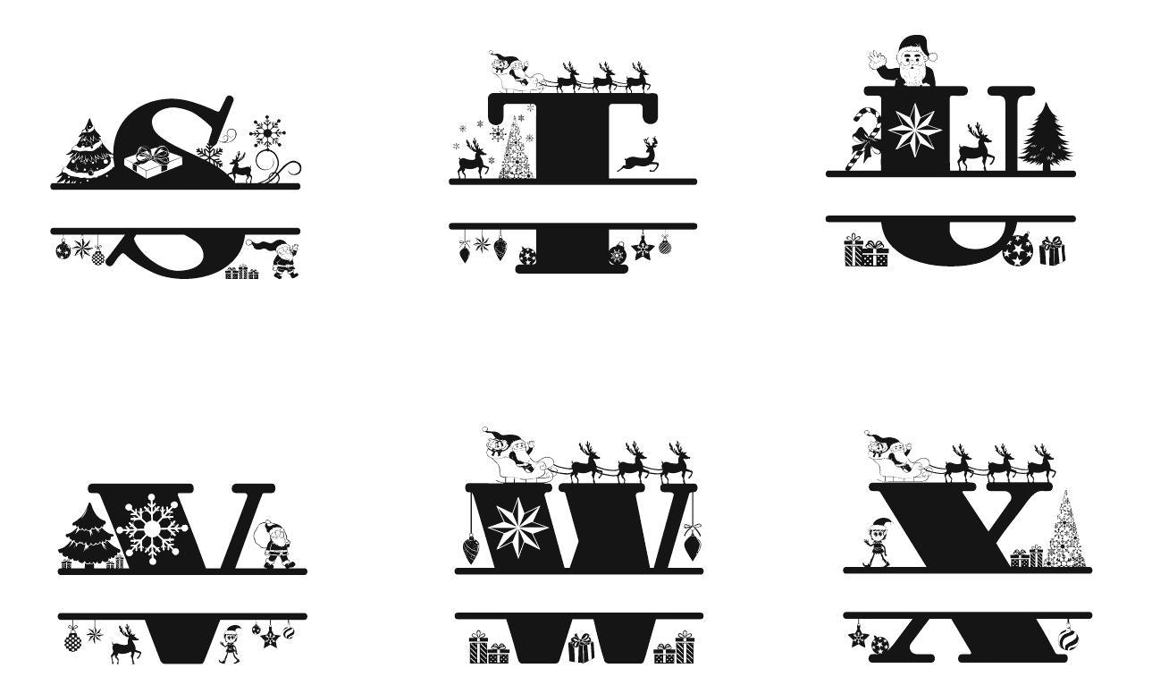 Personalised Oak Monogram Bauble