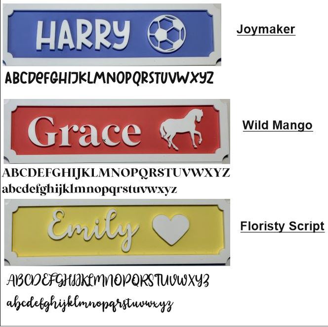 Personalised 3D Children's Bedroom Door Sign - Dinosaur