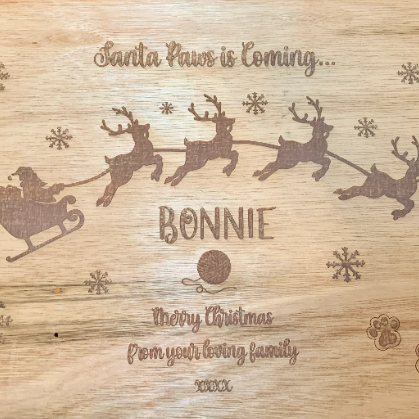 Personalised Vintage Christmas Eve Box