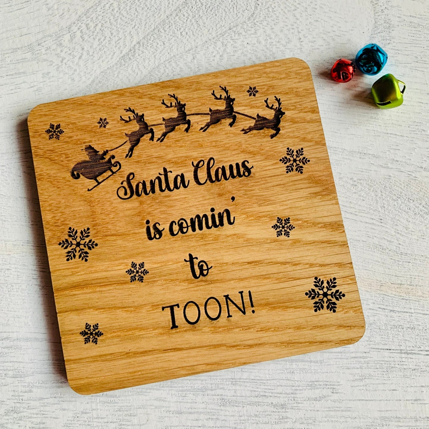 4 Pack Geordie Christmas Coasters