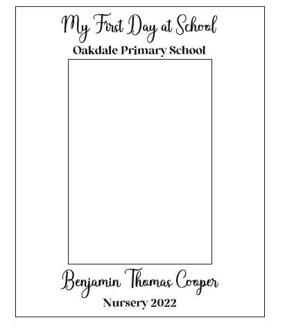 Personalised Photo Frame (Standard)