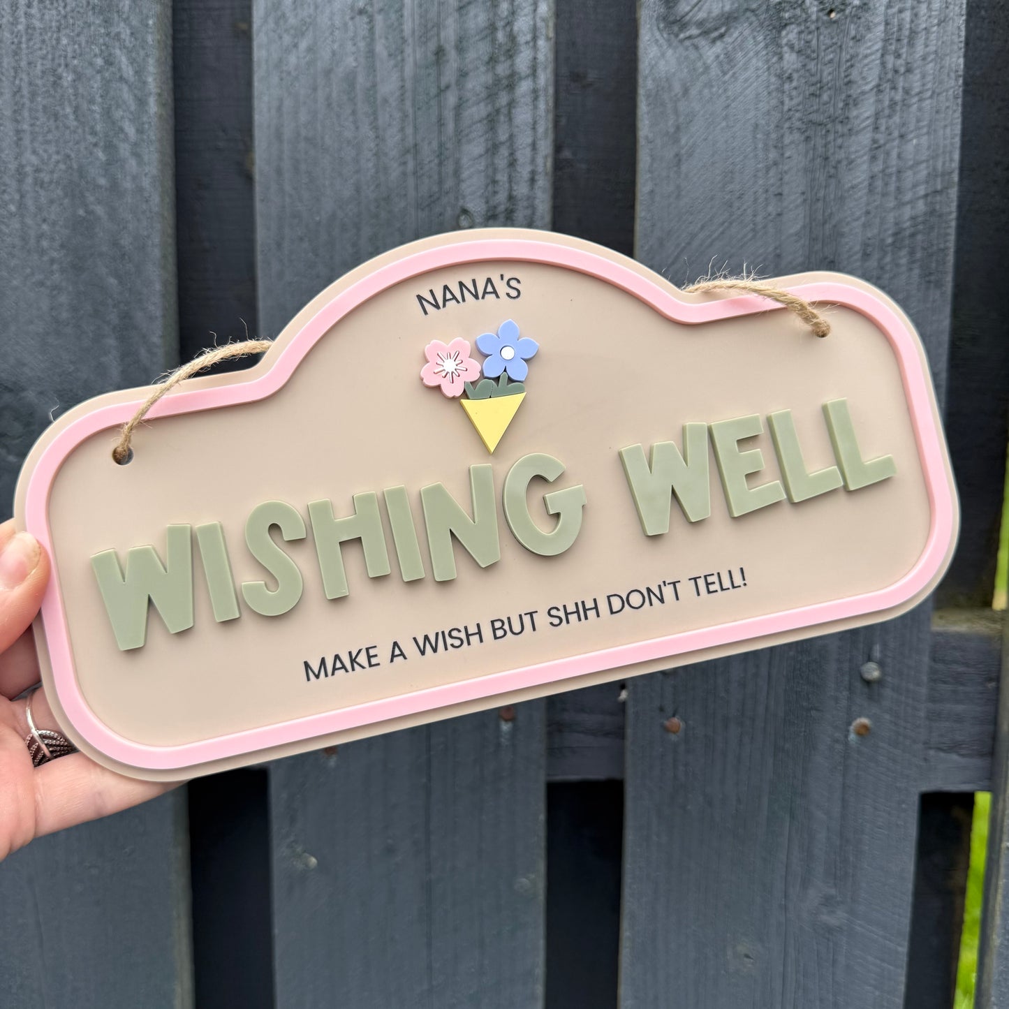 Custom Children's Outdoor Wendy House Sign