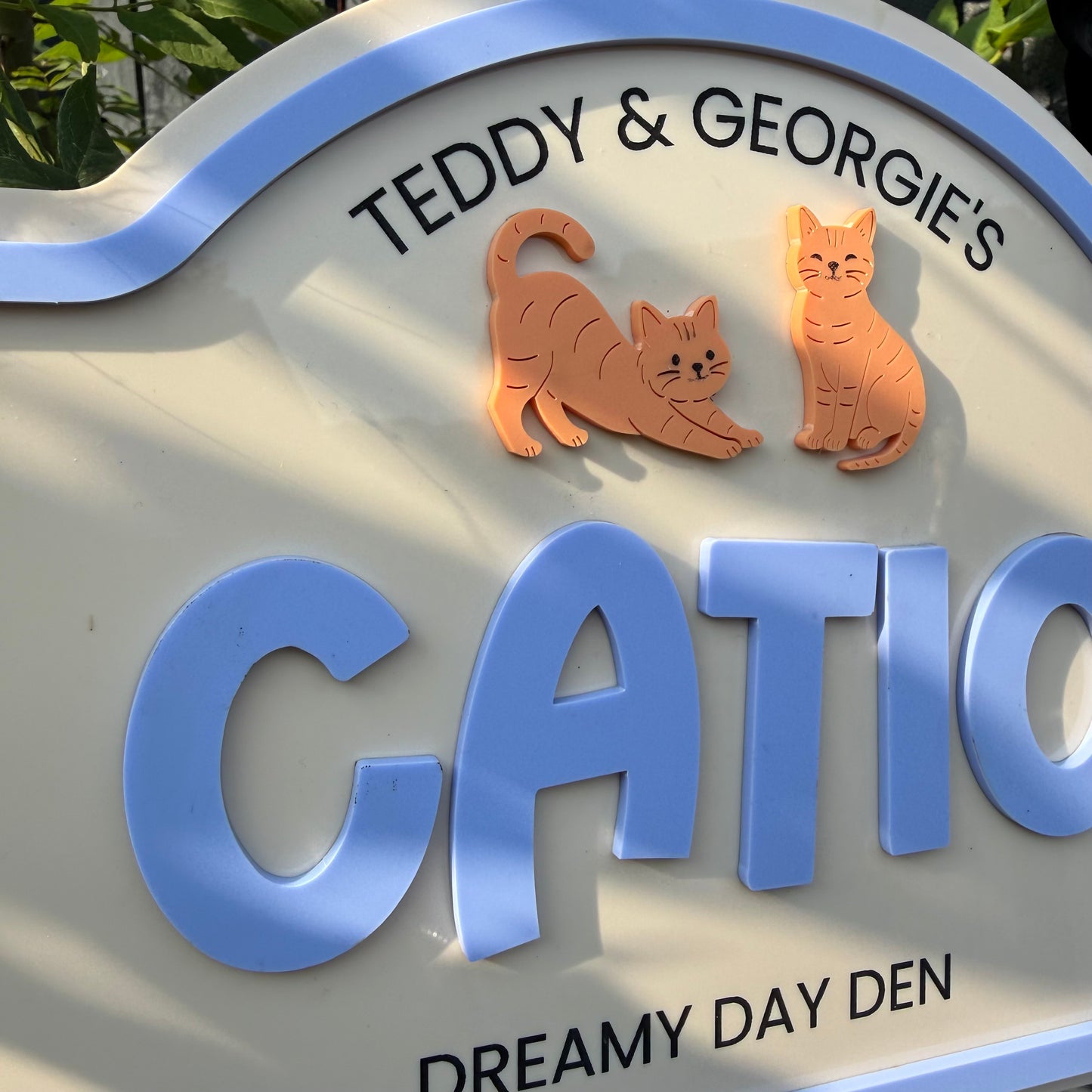 Custom Catio Garden Sign