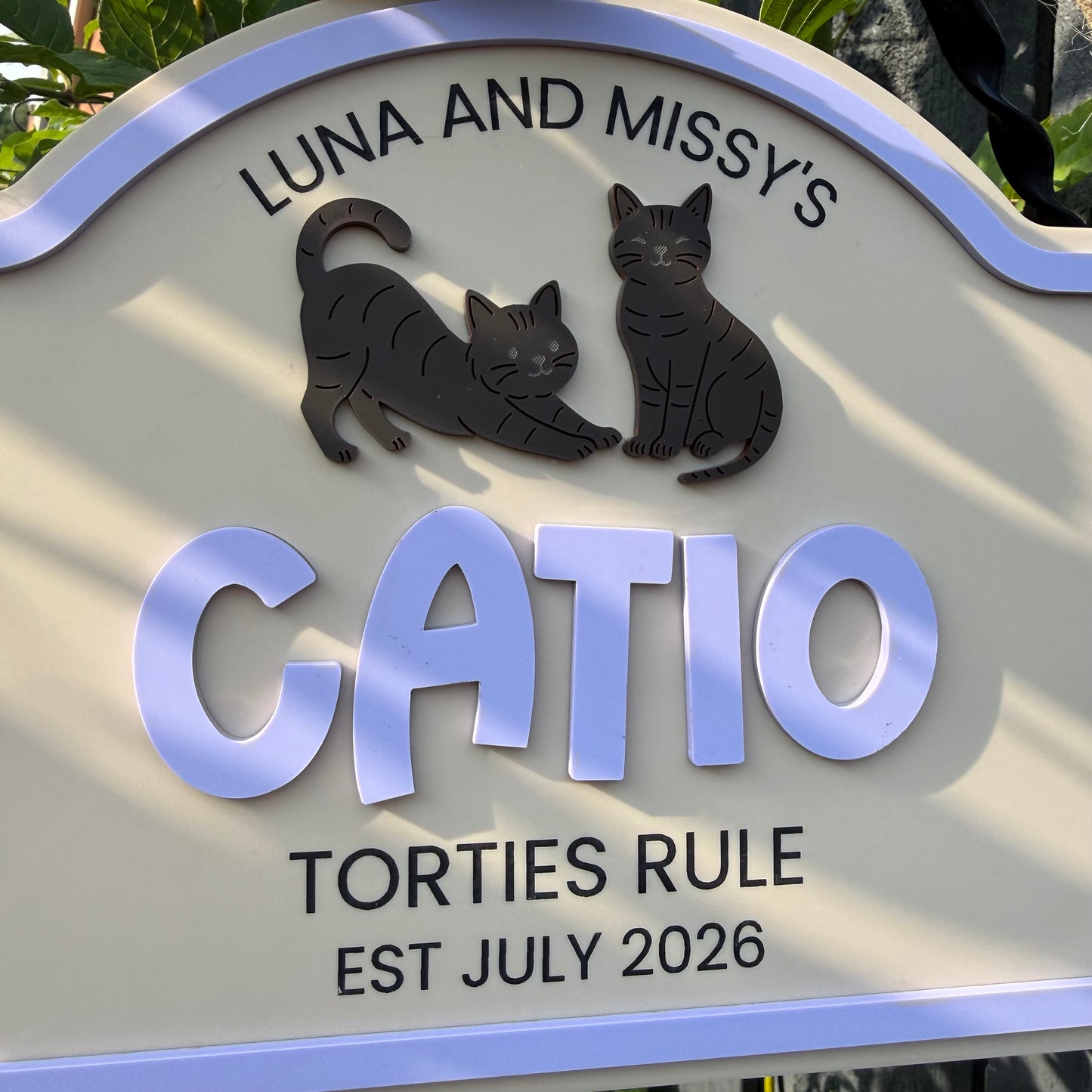 Custom Catio Garden Sign