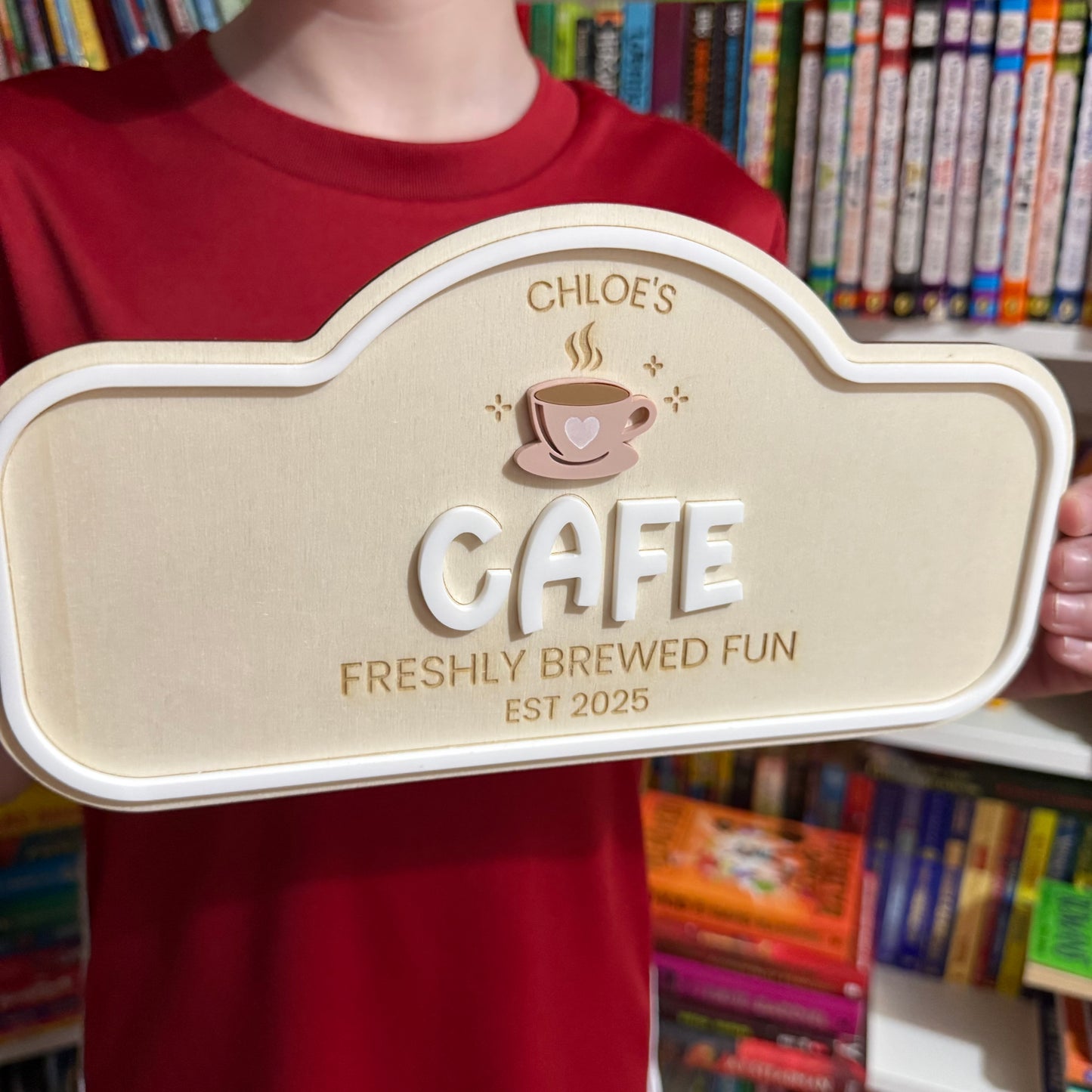 Custom Children's Pretend Play Cafe Sign