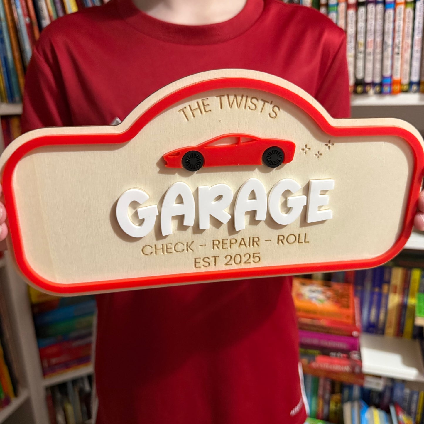 Custom Children's Play Garage Sign